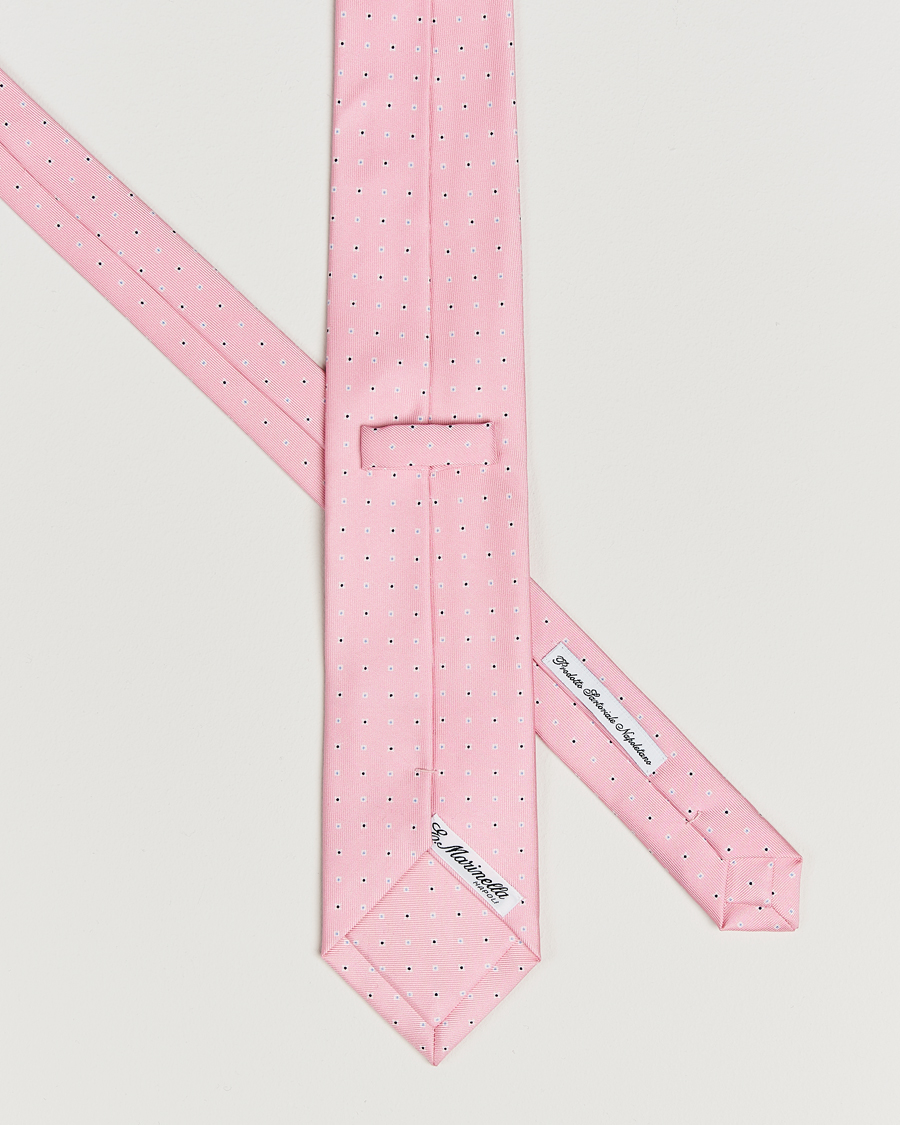 Heren | Stropdassen | E. Marinella | 3-Fold Printed Silk Tie Pink