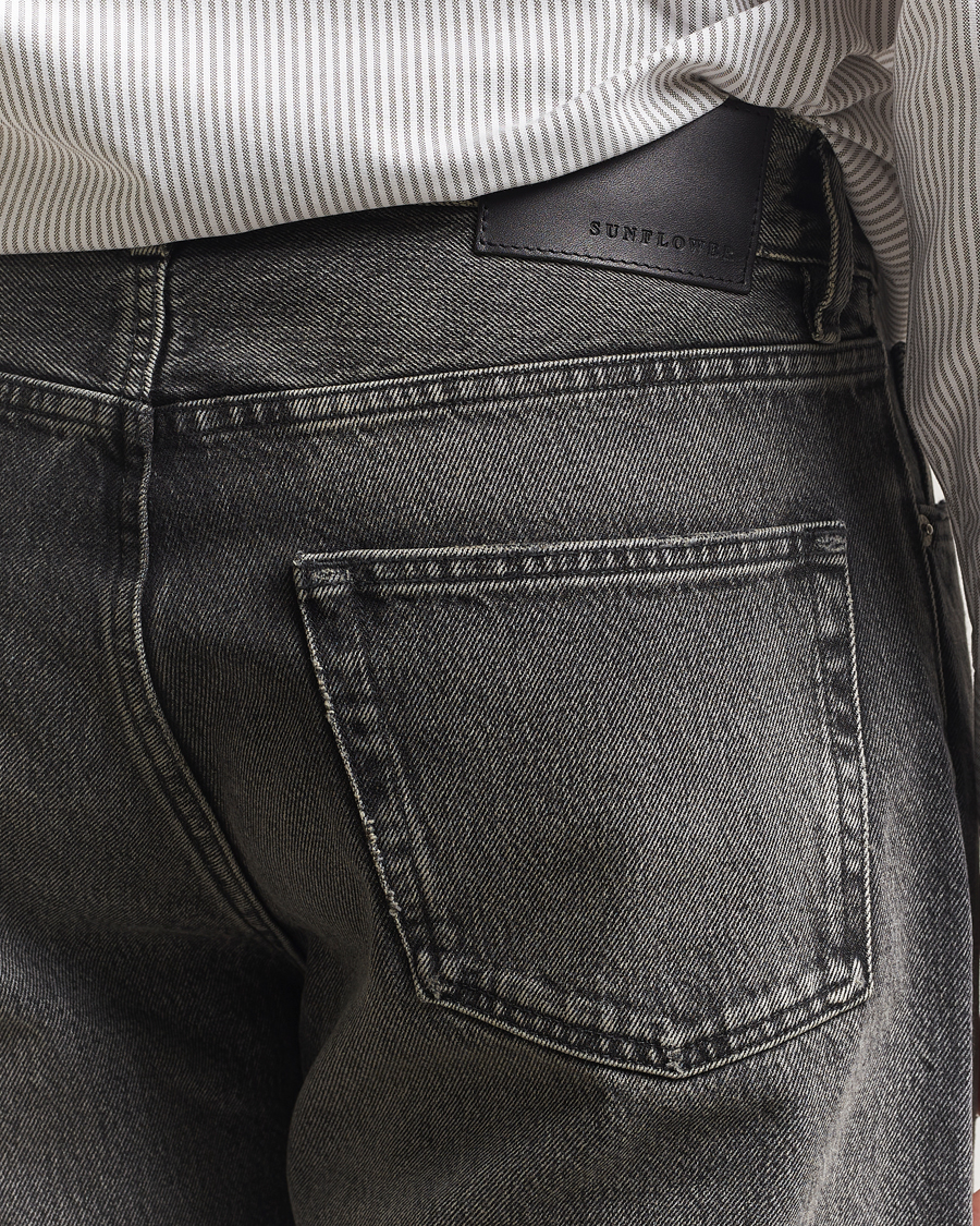 Heren | Jeans | Sunflower | Loose Jeans New Black Worn