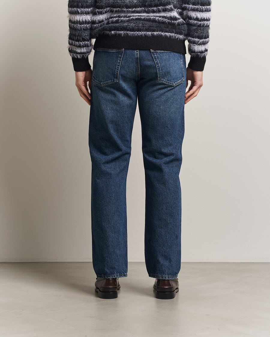 Heren | Broeken | Sunflower | Standard Jeans Dark Blue Worn