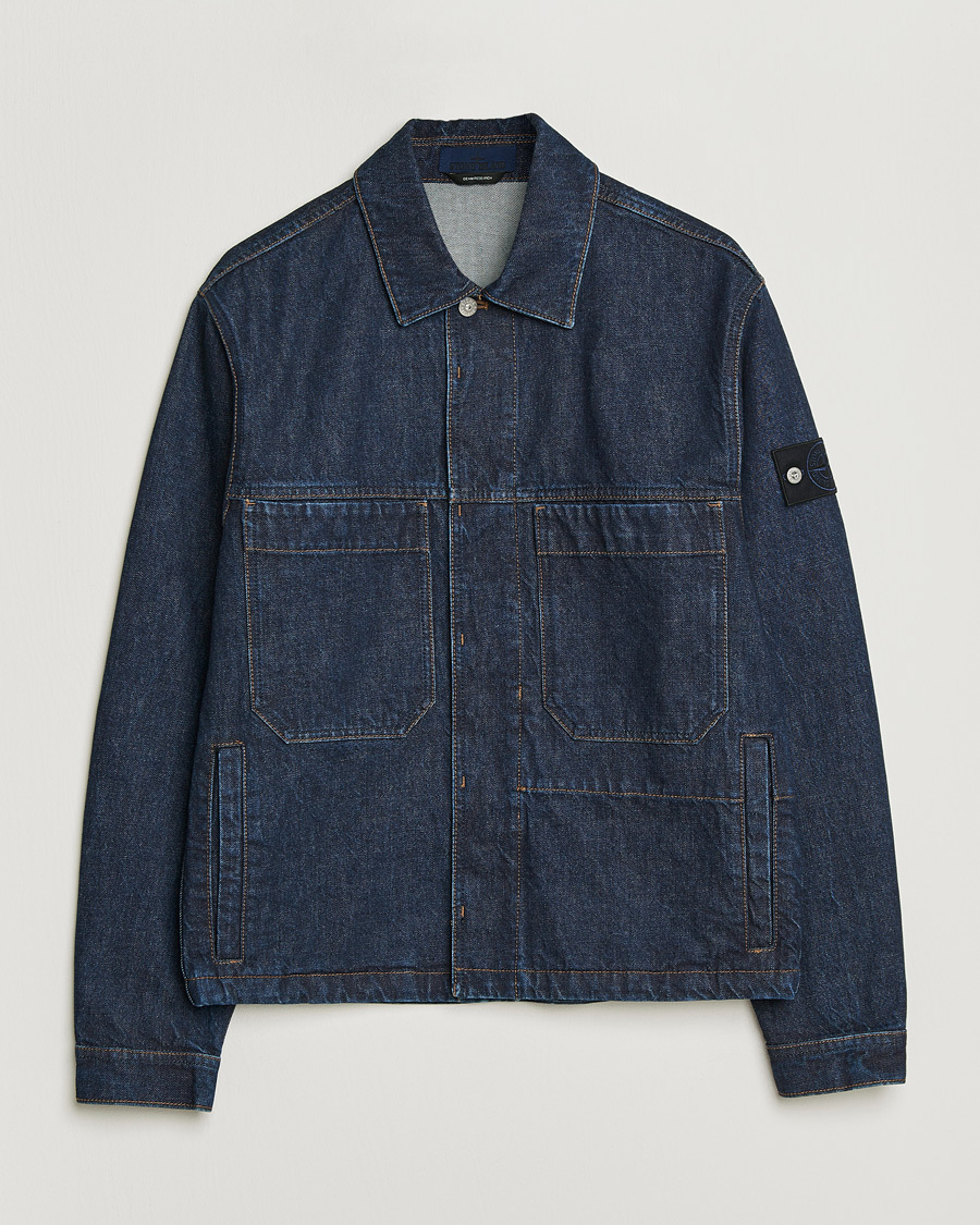 Heren | Jassen | Stone Island | Denim Jacket Blue Rinse