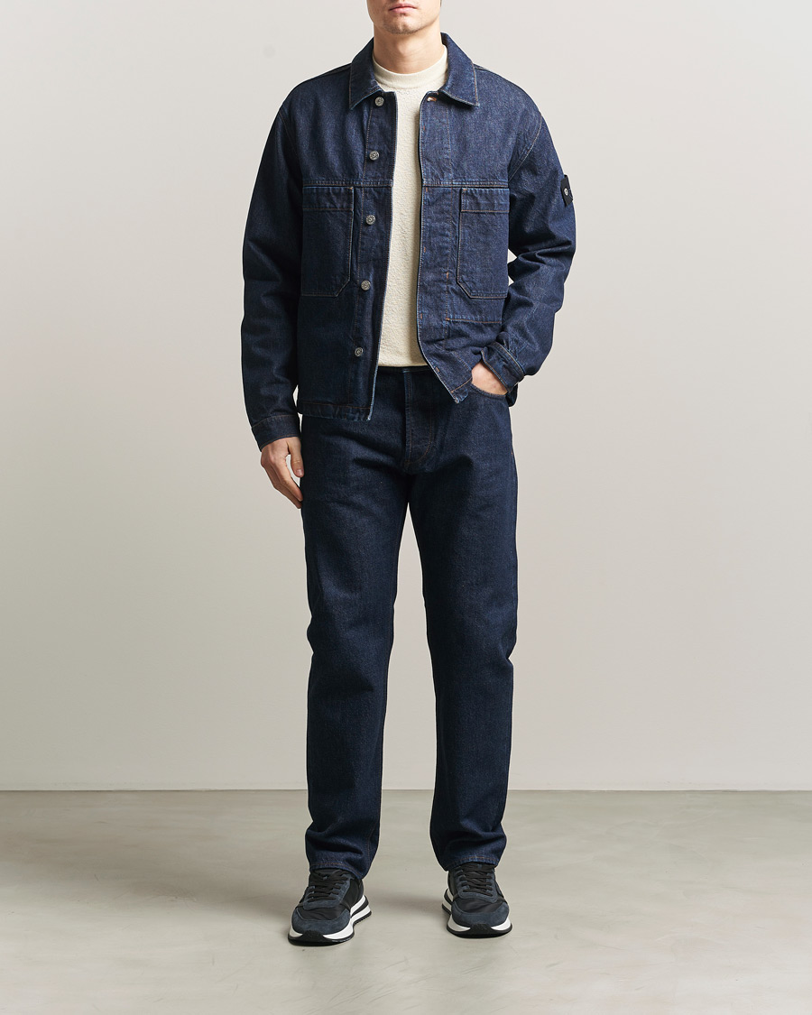 Heren | Jassen | Stone Island | Denim Jacket Blue Rinse