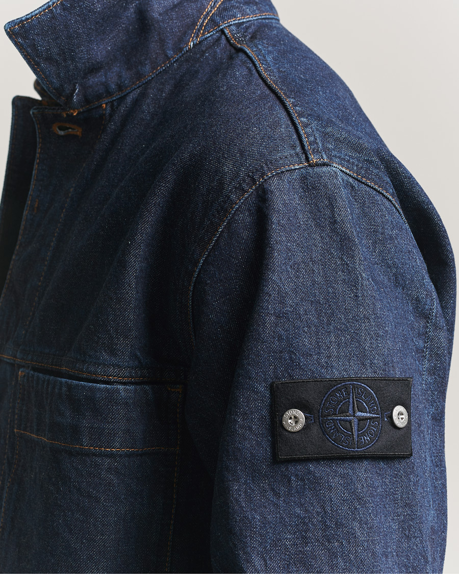 Heren | Jassen | Stone Island | Denim Jacket Blue Rinse