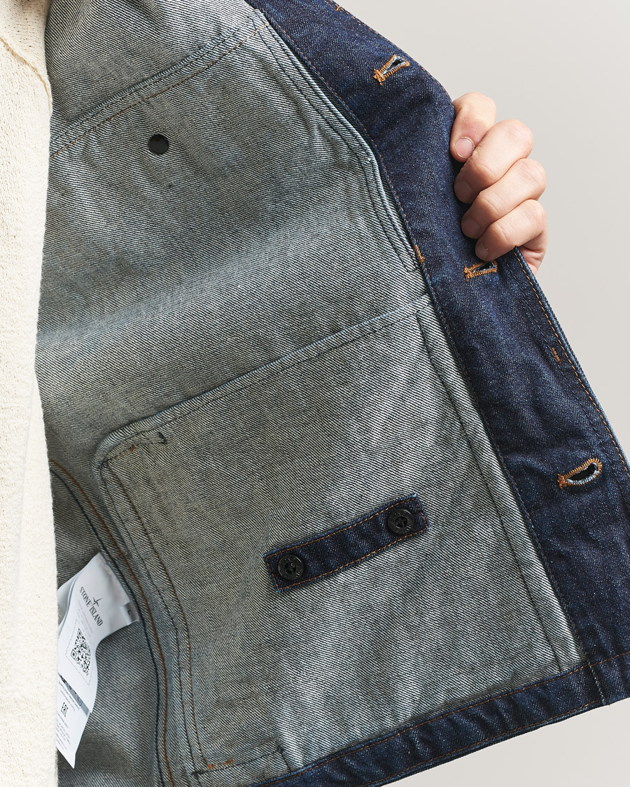 Heren | Jassen | Stone Island | Denim Jacket Blue Rinse