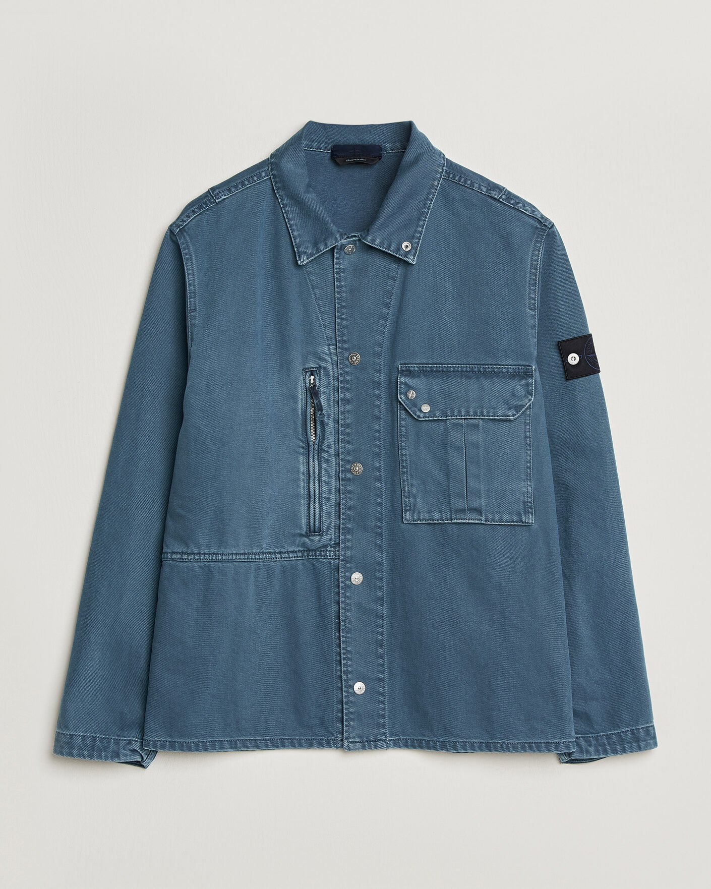 Heren | Overhemden | Stone Island | Denim Overshirt Indigo