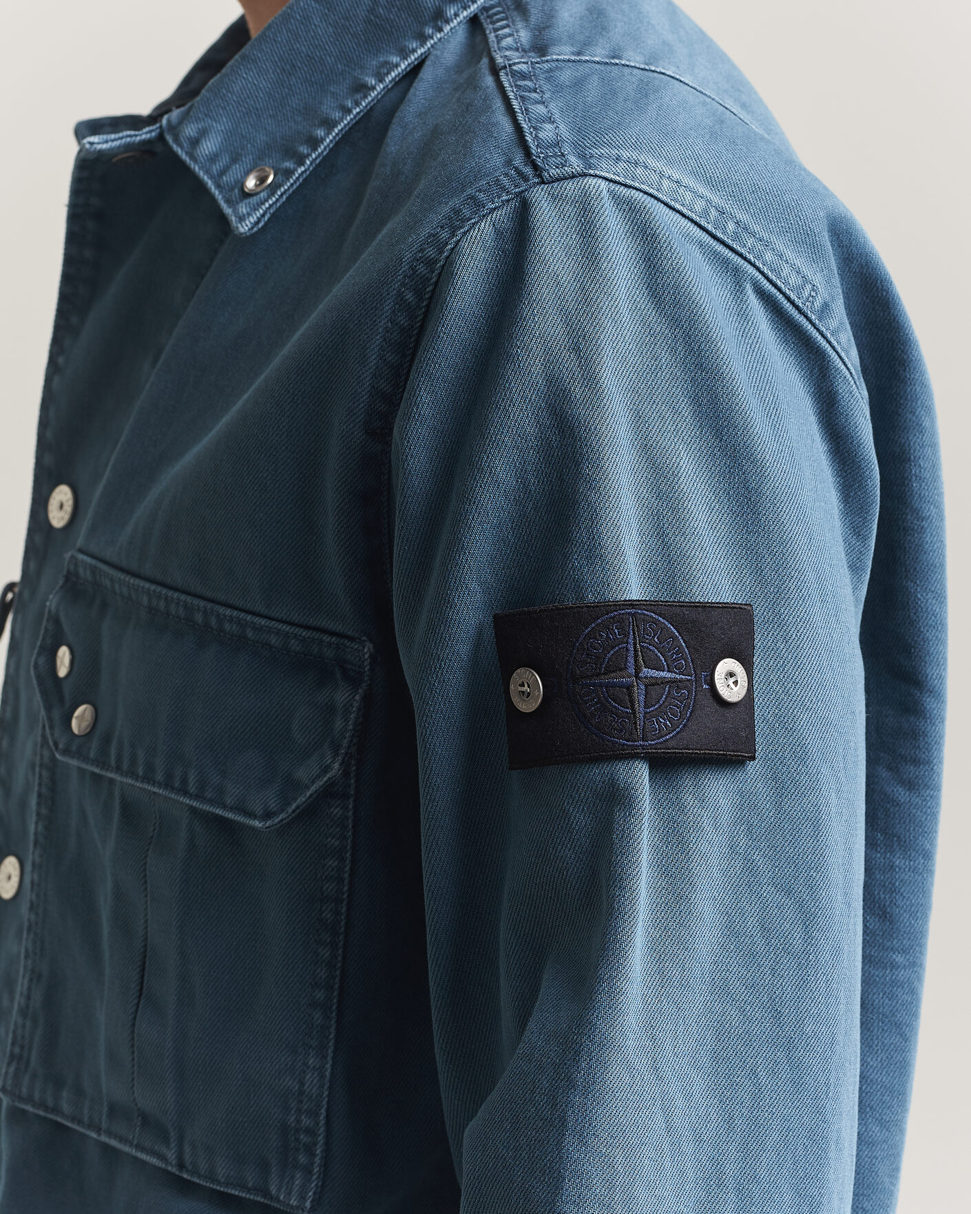 Heren | Overhemden | Stone Island | Denim Overshirt Indigo