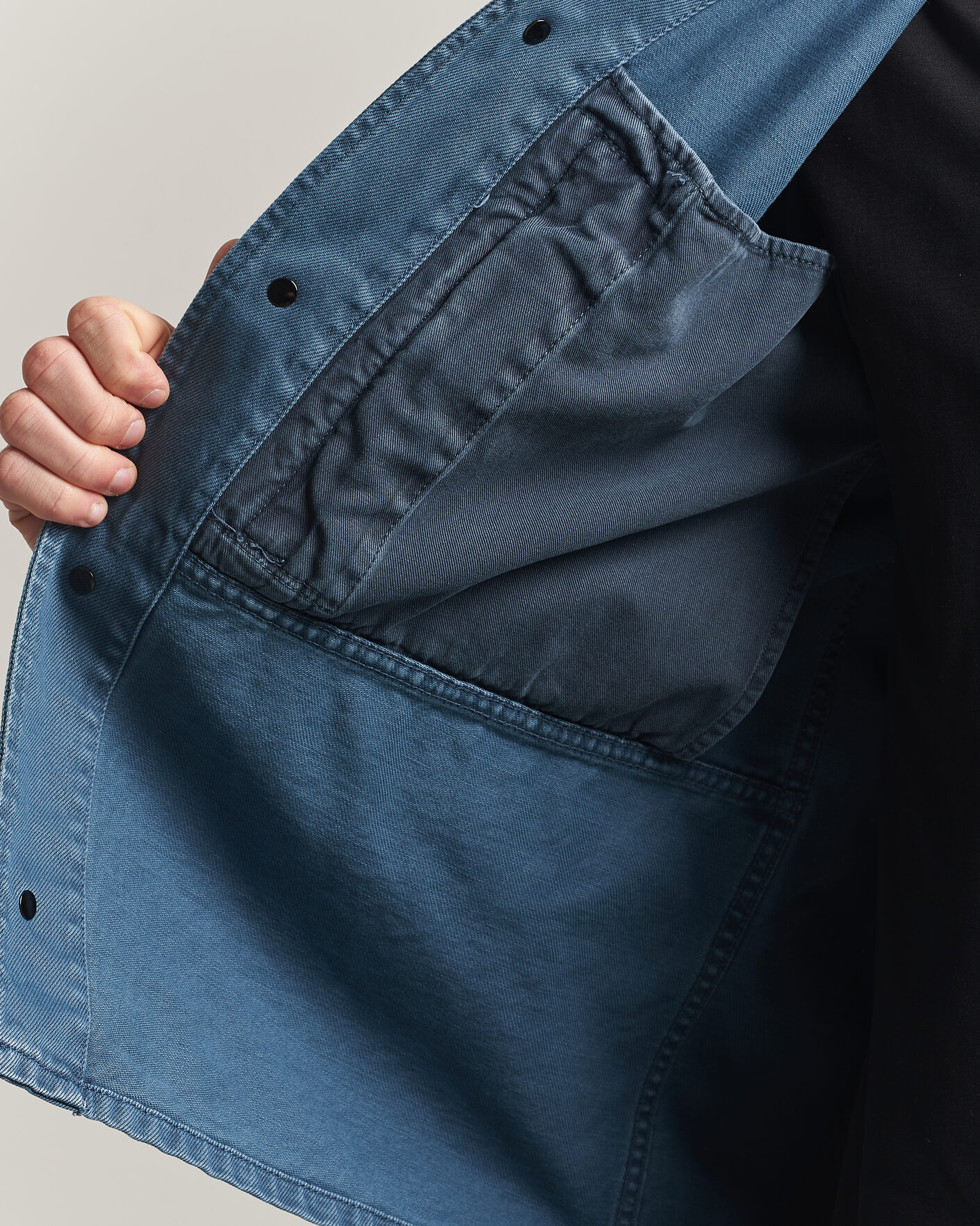 Heren | Overhemden | Stone Island | Denim Overshirt Indigo