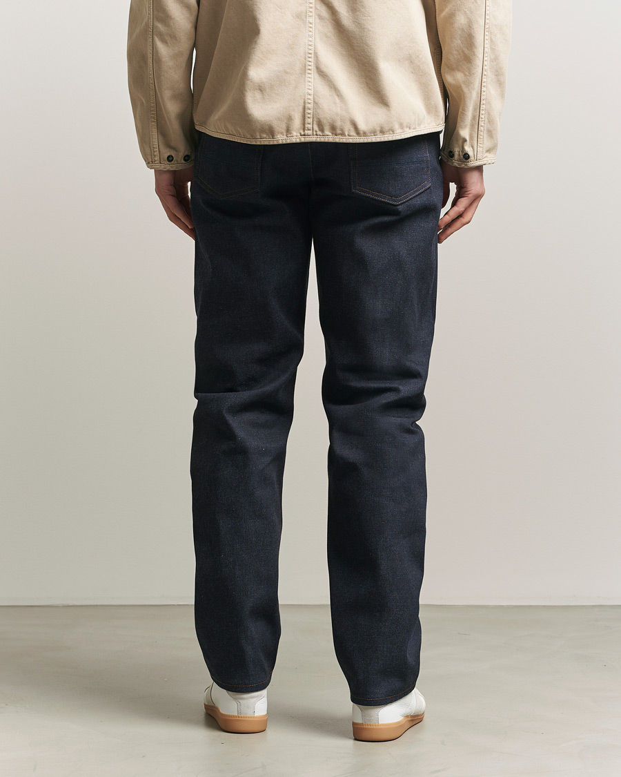 Heren | Jeans | Stone Island | Straight Fit Raw Denim Jeans Blue
