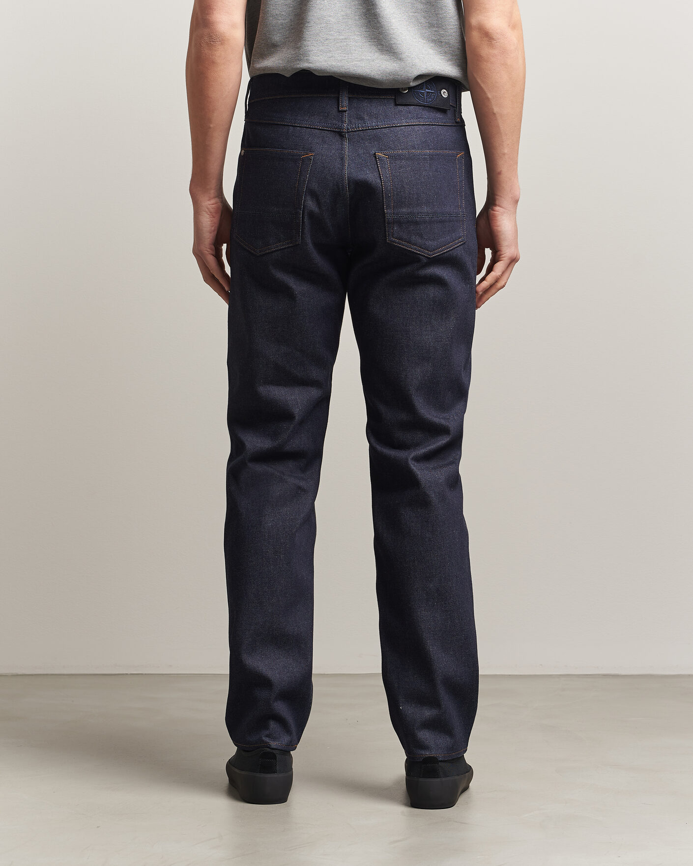 Heren | Jeans | Stone Island | Straight Fit Jeans Blue Raw