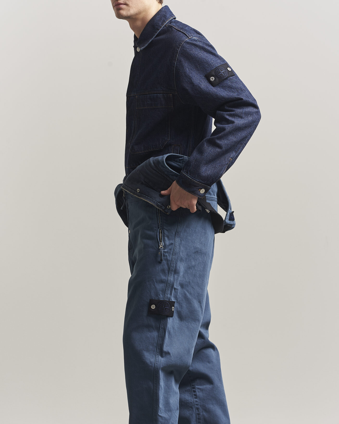 Heren | Jeans | Stone Island | Denim Overall Indigo