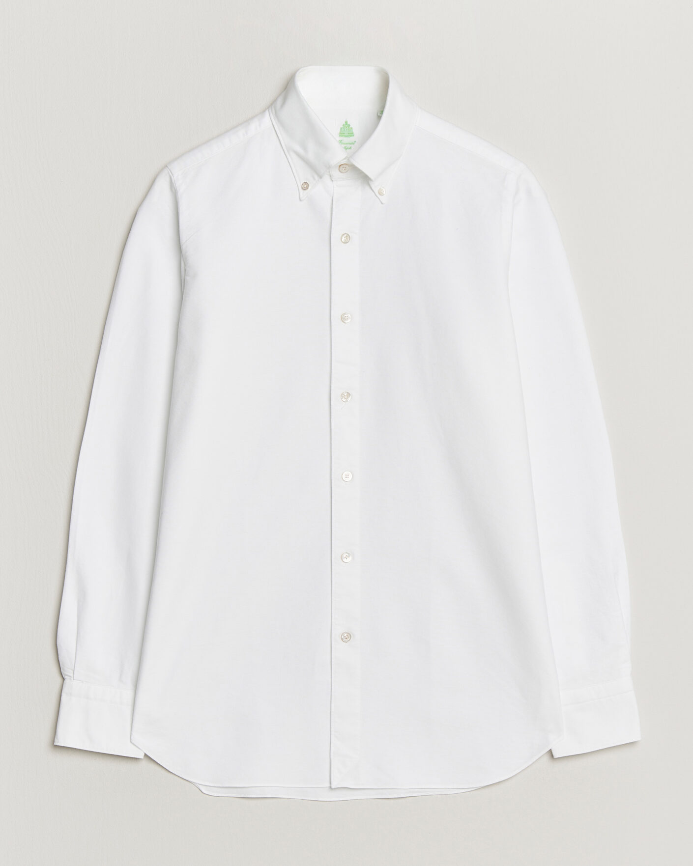 Heren | Overhemden | Finamore Napoli | Gaeta Oxford Button Down Shirt White