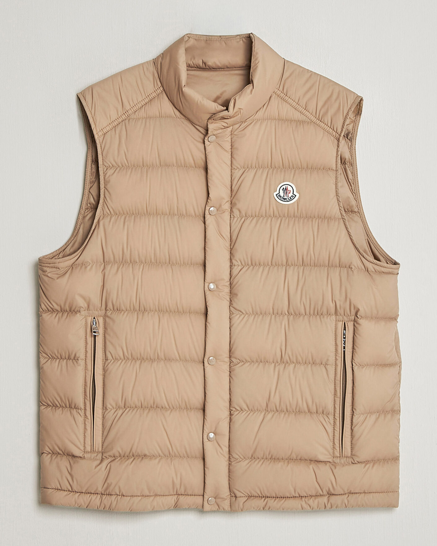 Heren | Gilets | Moncler | Barthe Down Vest Tan