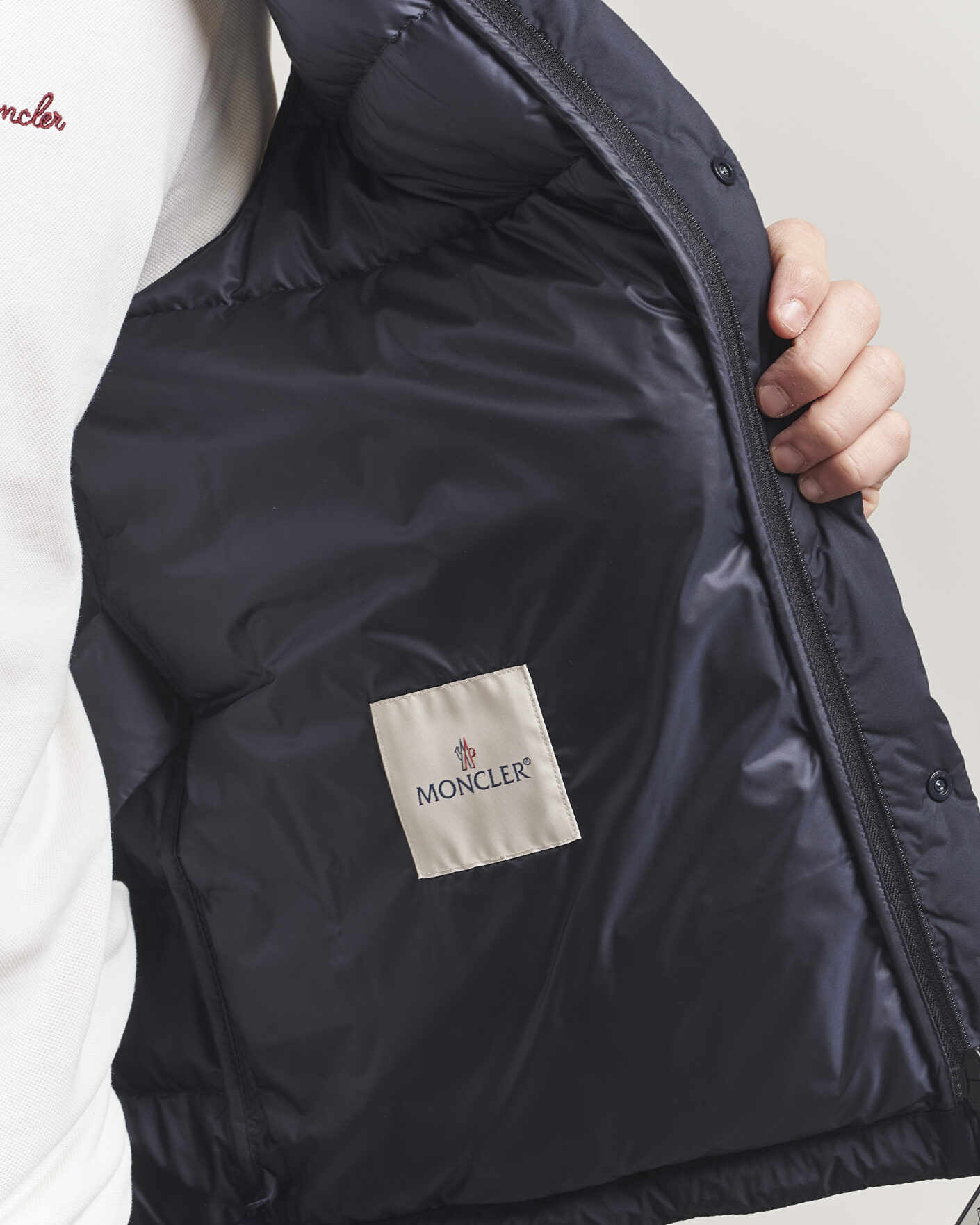 Heren | Gilets | Moncler | Barthe Down Vest Navy