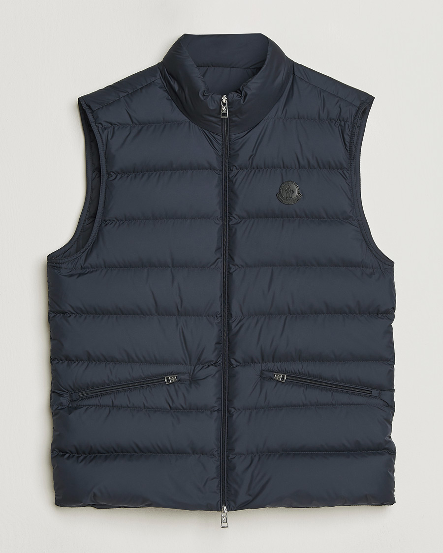 Heren | Gilets | Moncler | Lechtal Down Vest Navy