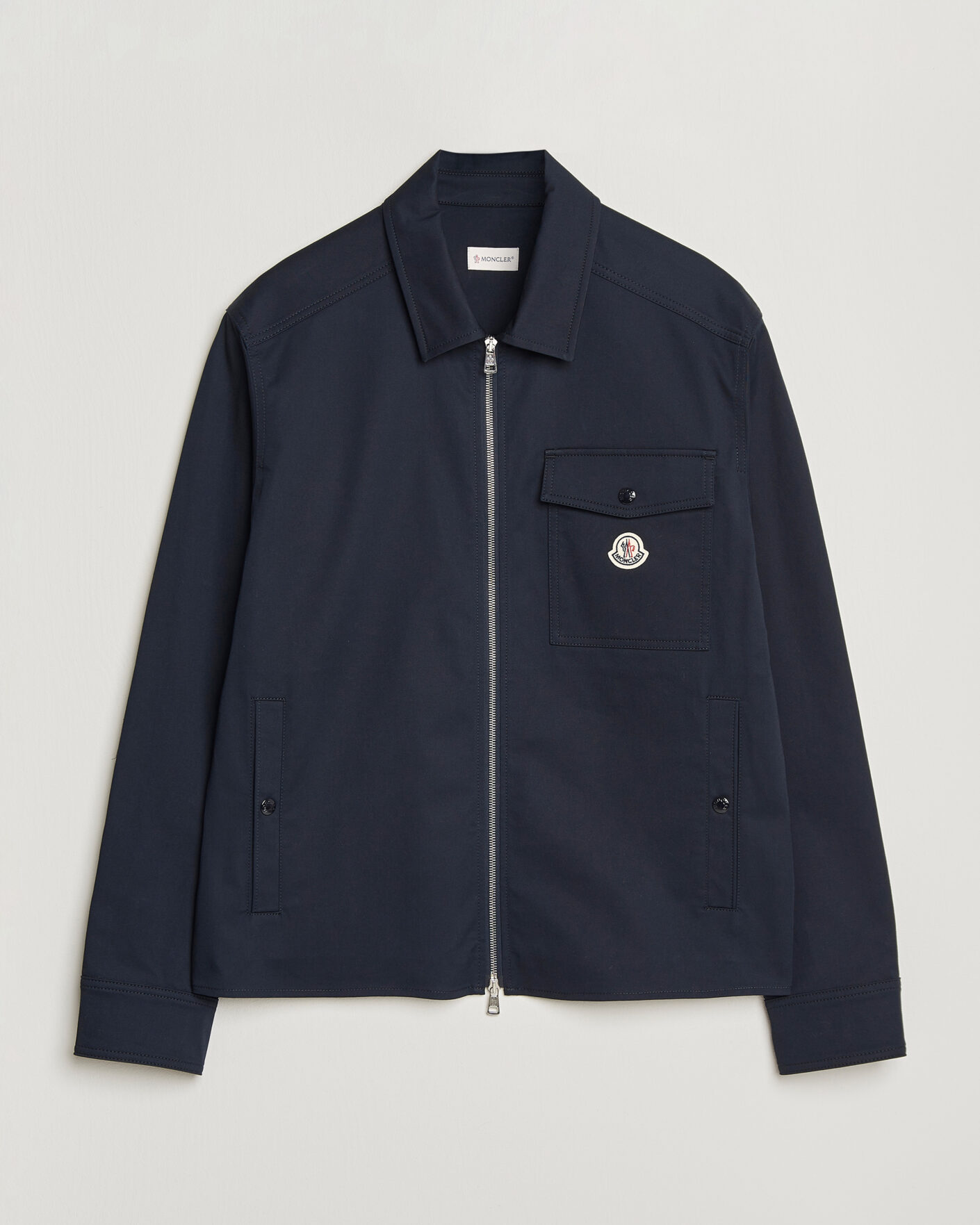 Heren | Overhemden | Moncler | Zip Overshirt Navy
