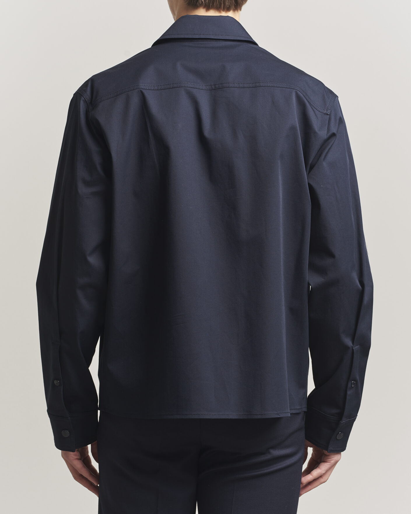 Heren | Overhemden | Moncler | Zip Overshirt Navy