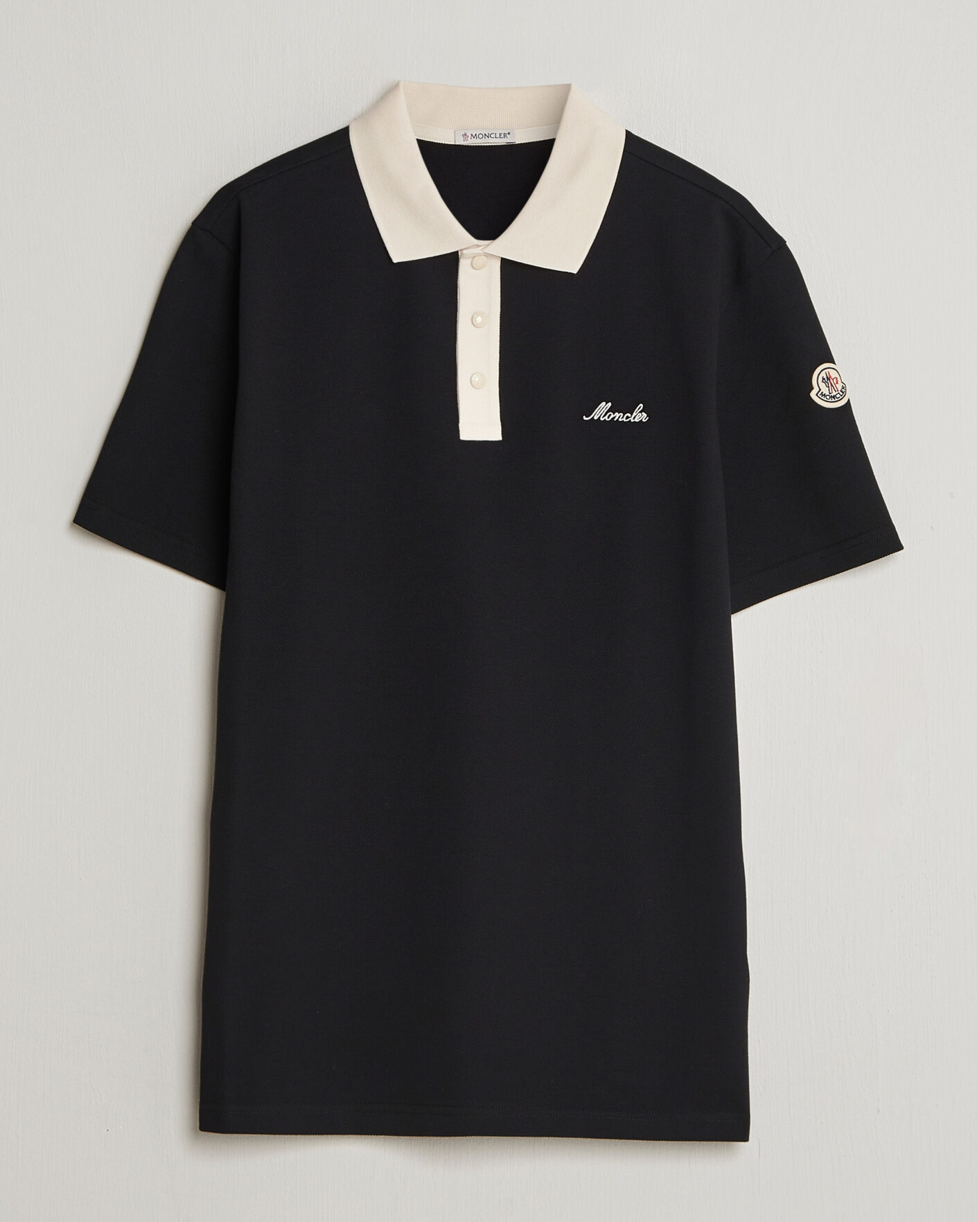 Heren | Polo's | Moncler | Signature Logo Polo Black