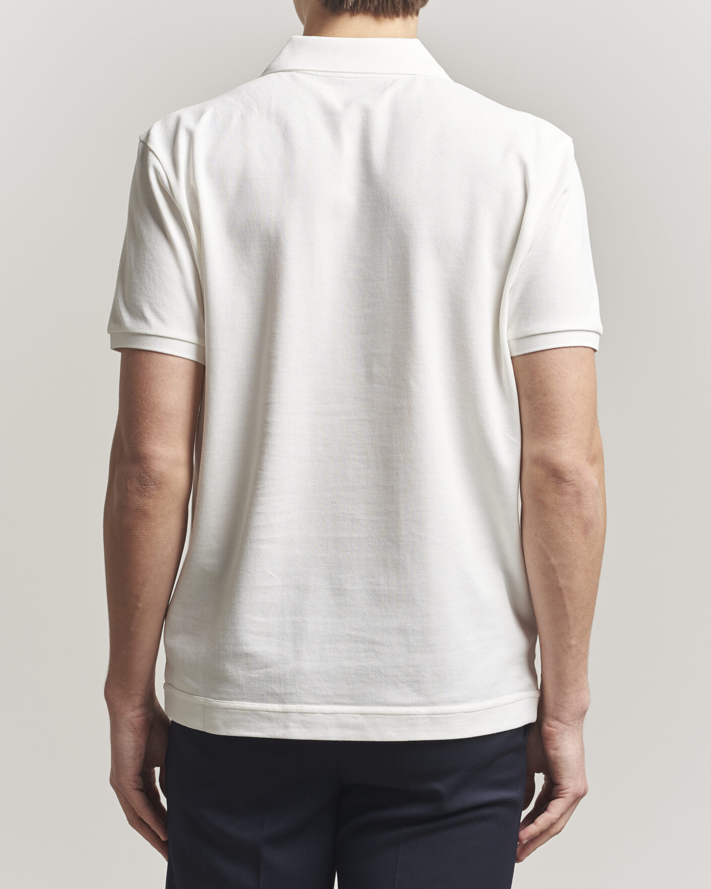 Heren | Polo's | Moncler | Luxury Logo Polo Off White