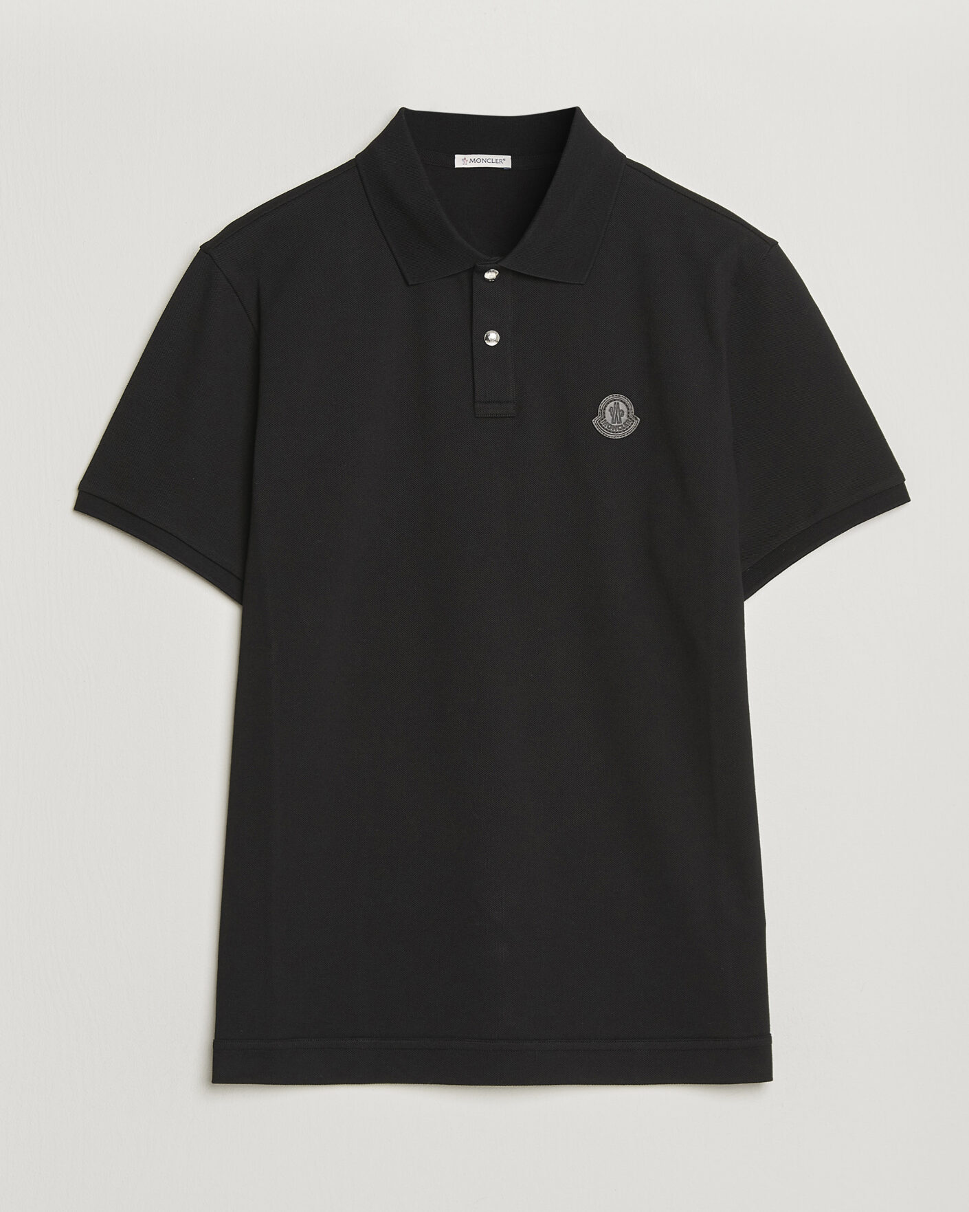 Heren | Polo's | Moncler | Luxury Logo Polo Black