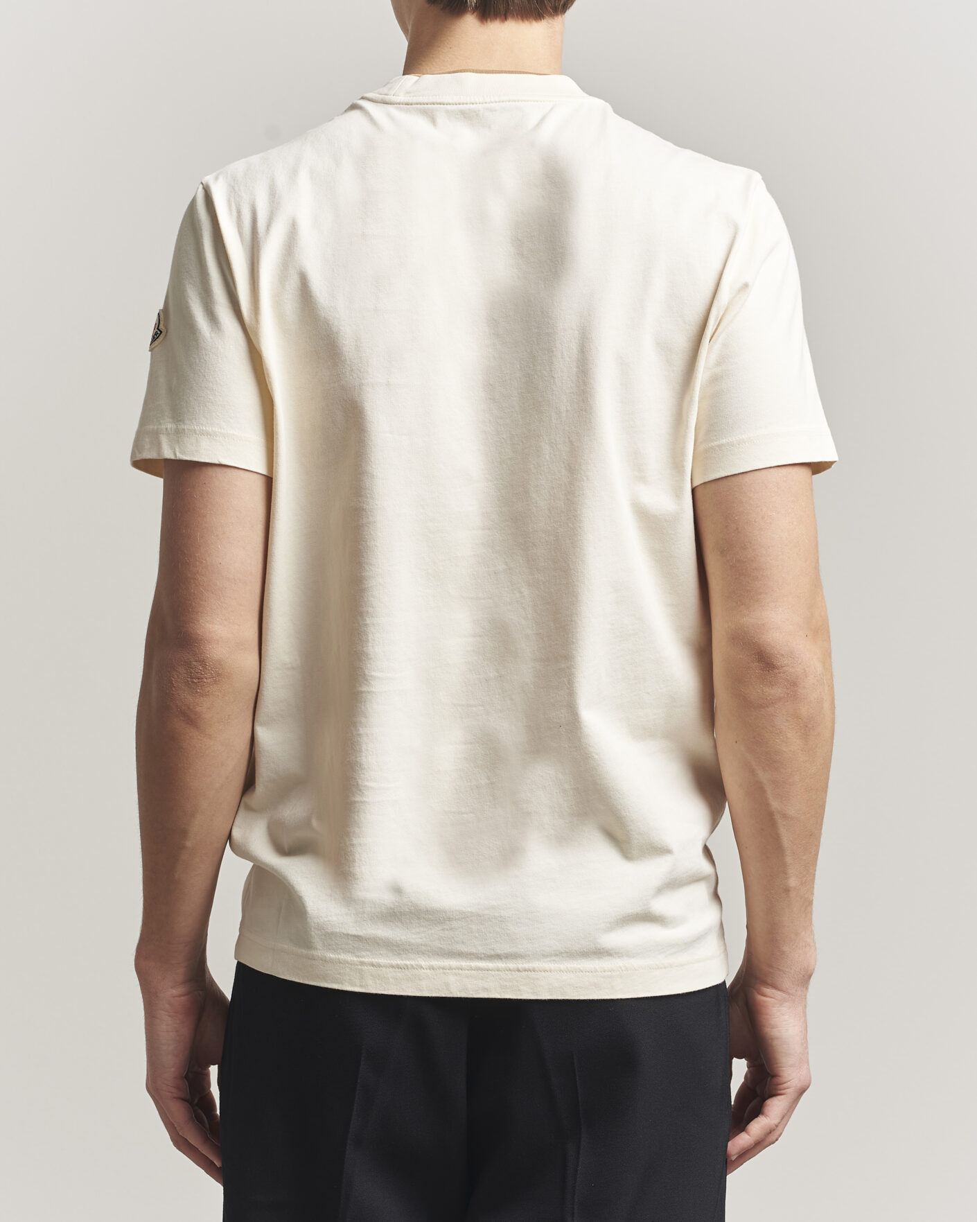 Heren | T-shirts | Moncler | Signature Logo T-Shirt Off White