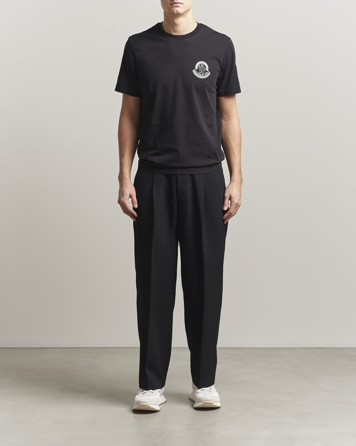 Heren | T-shirts | Moncler | 3D Logo T-Shirt Black