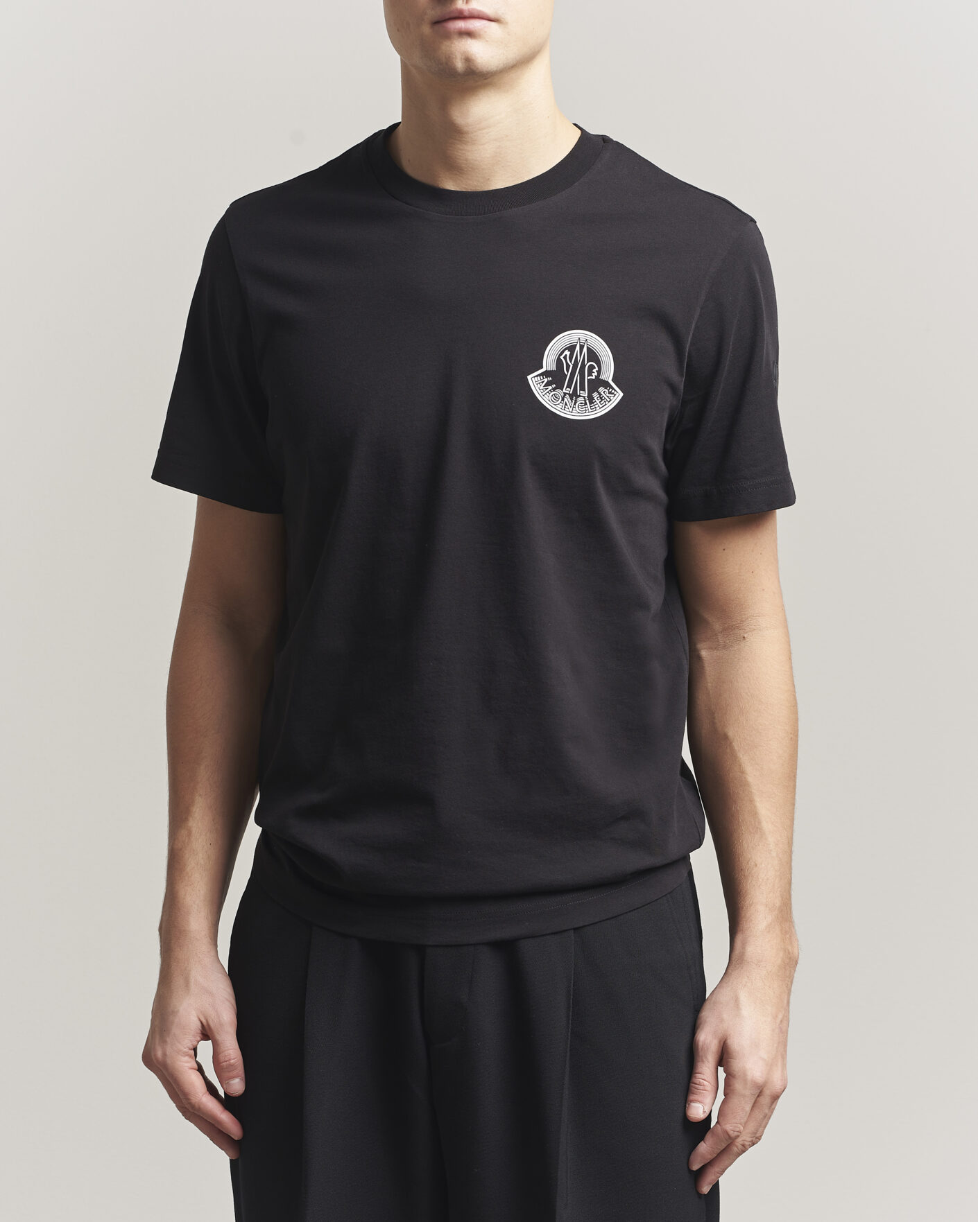 Heren | T-shirts | Moncler | 3D Logo T-Shirt Black
