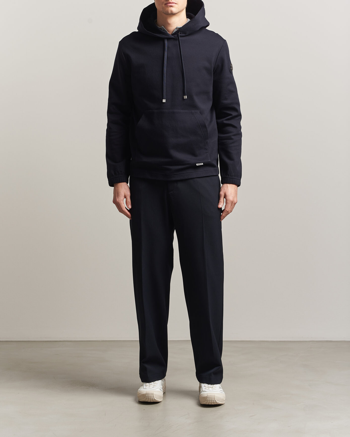 Heren | Truien | Moncler | Luxury Sweat Hoodie Navy