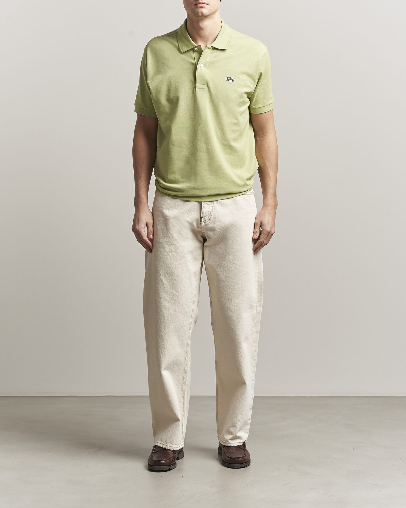Heren | Polo's | Lacoste | Original Polo Piké Birch Green