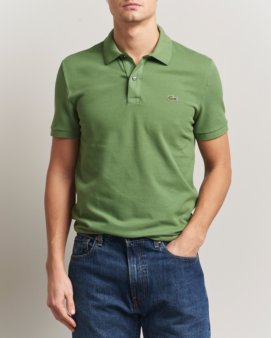 Heren | Polo's | Lacoste | Slim Fit Polo Piké Lettuce