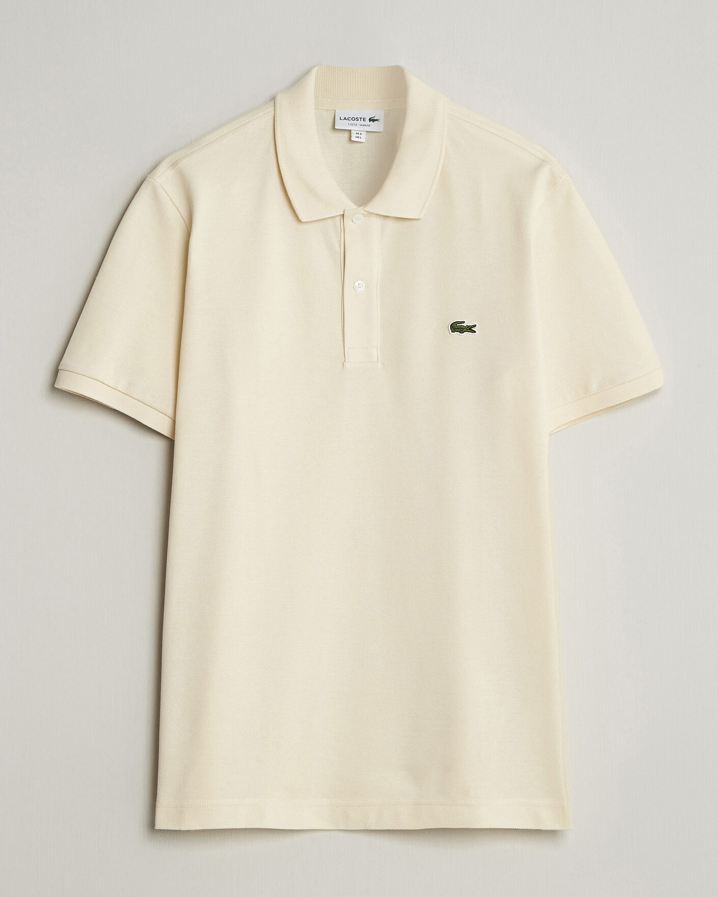 Heren | Polo's | Lacoste | Slim Fit Polo Piké Naturel Clair