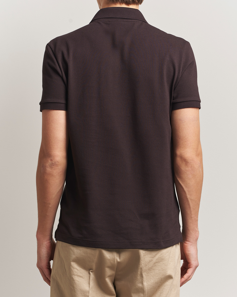 Heren | Polo's | Lacoste | Slim Fit Polo Piké Buffle Brown