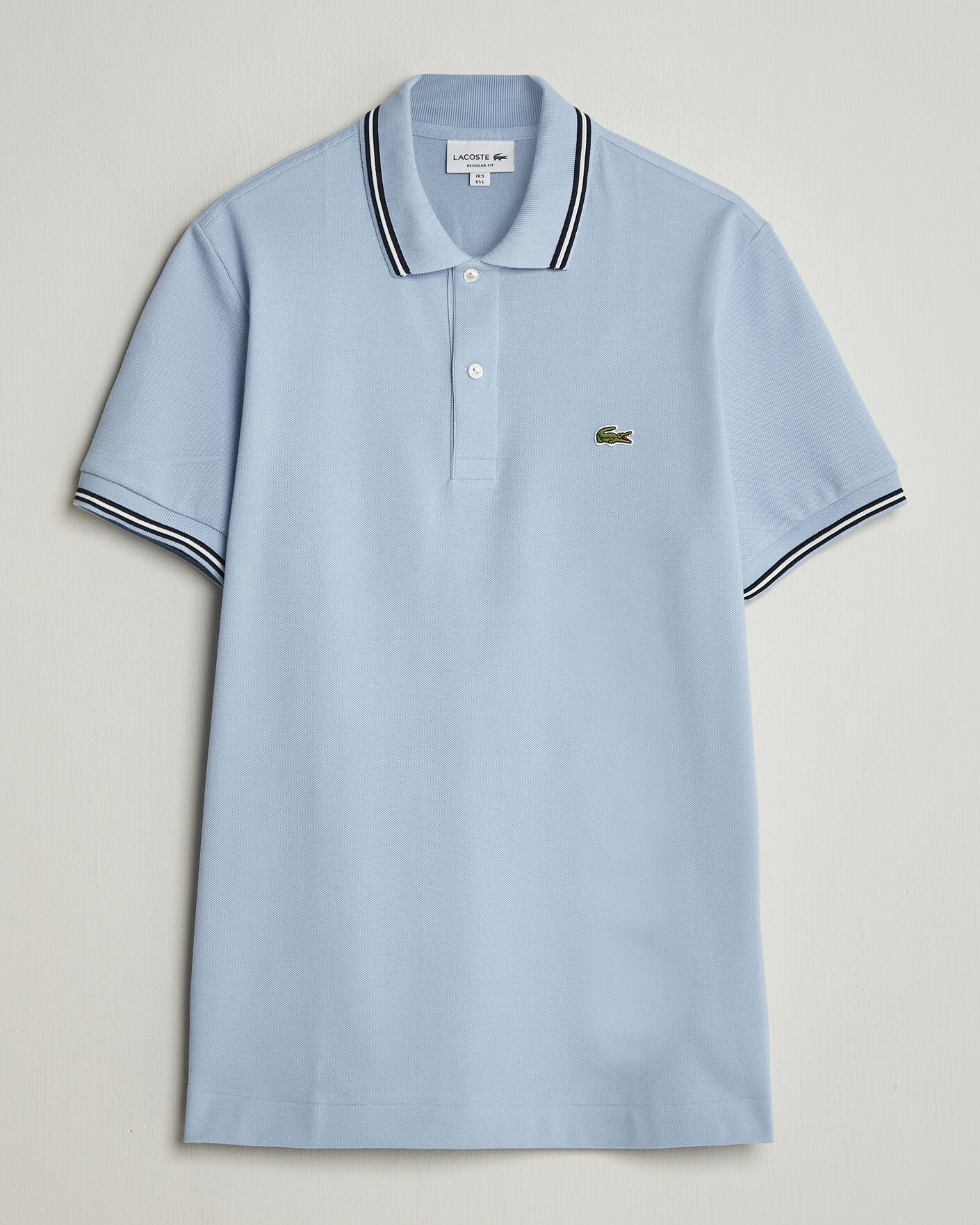 Heren | Polo's | Lacoste | Original Tipped Polo Piké Chambray
