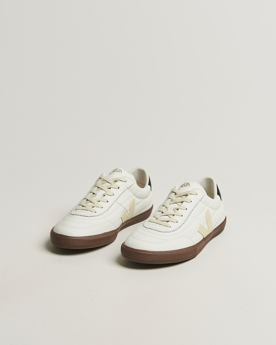 Heren | Sneakers | Veja | Panenka Leather Sneaker White/Black Bark