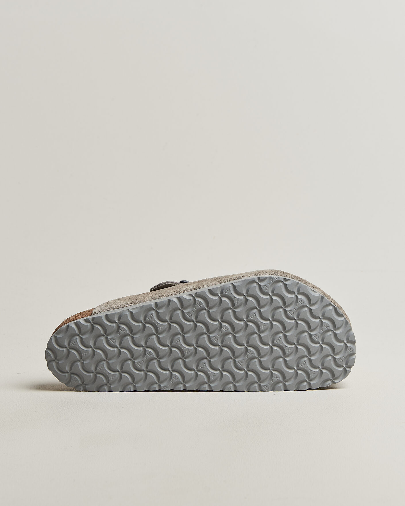 Heren | Sandalen slides | BIRKENSTOCK | Boston Soft Footbed Stone Coin Suede