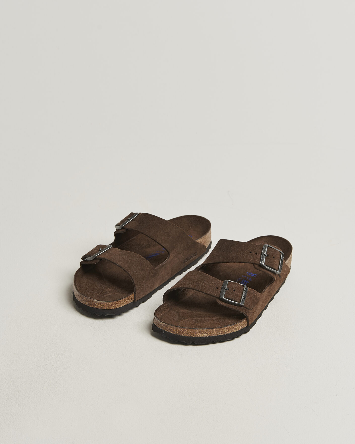 Heren | Sandalen slides | BIRKENSTOCK | Arizona Soft Footbed Carafe Suede
