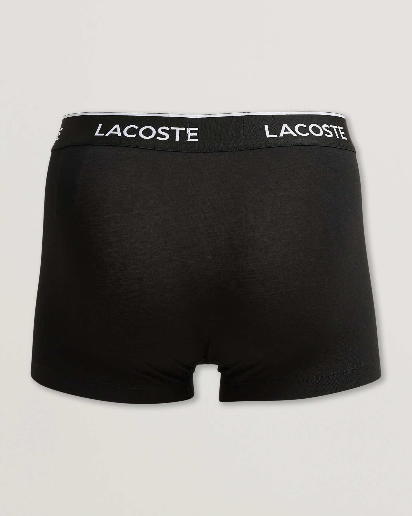 Heren | Ondergoed | Lacoste | 3-Pack Stretch Cotton Trunks Black/White/Grey