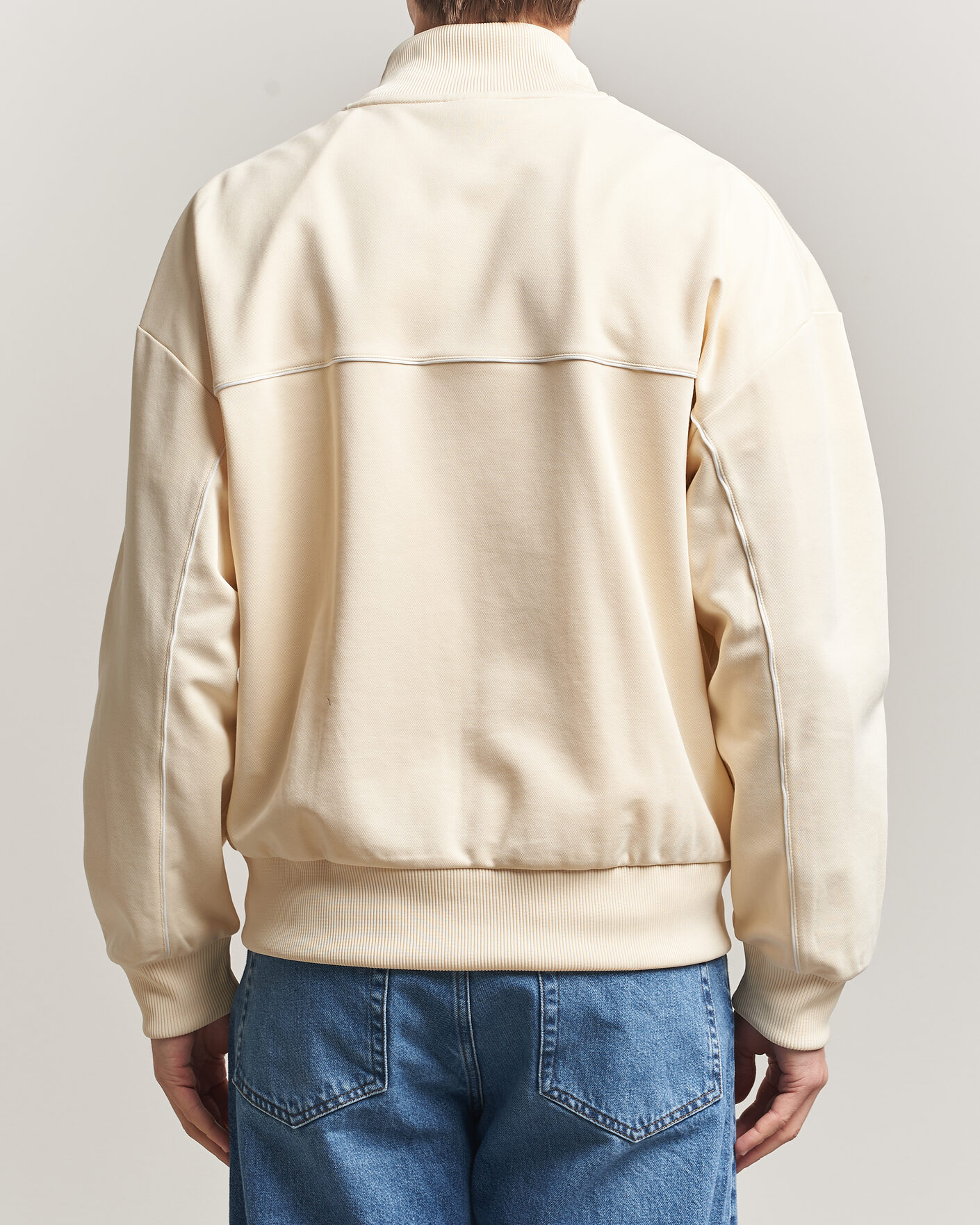 Heren | Truien | Lacoste | Piqué Track Jacket Naturel Clair