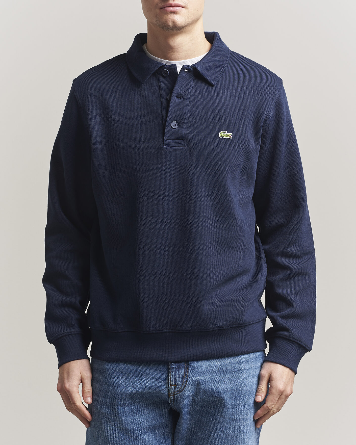 Heren | Truien | Lacoste | Polo Sweater Navy Blue