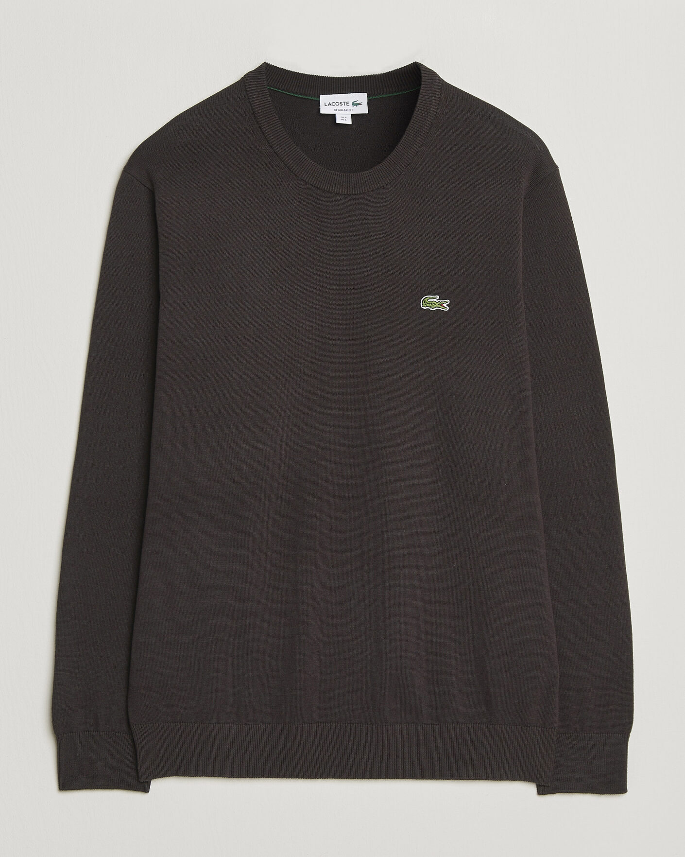 Heren | Truien | Lacoste | Cotton Knitted Sweater Buffalo Brown