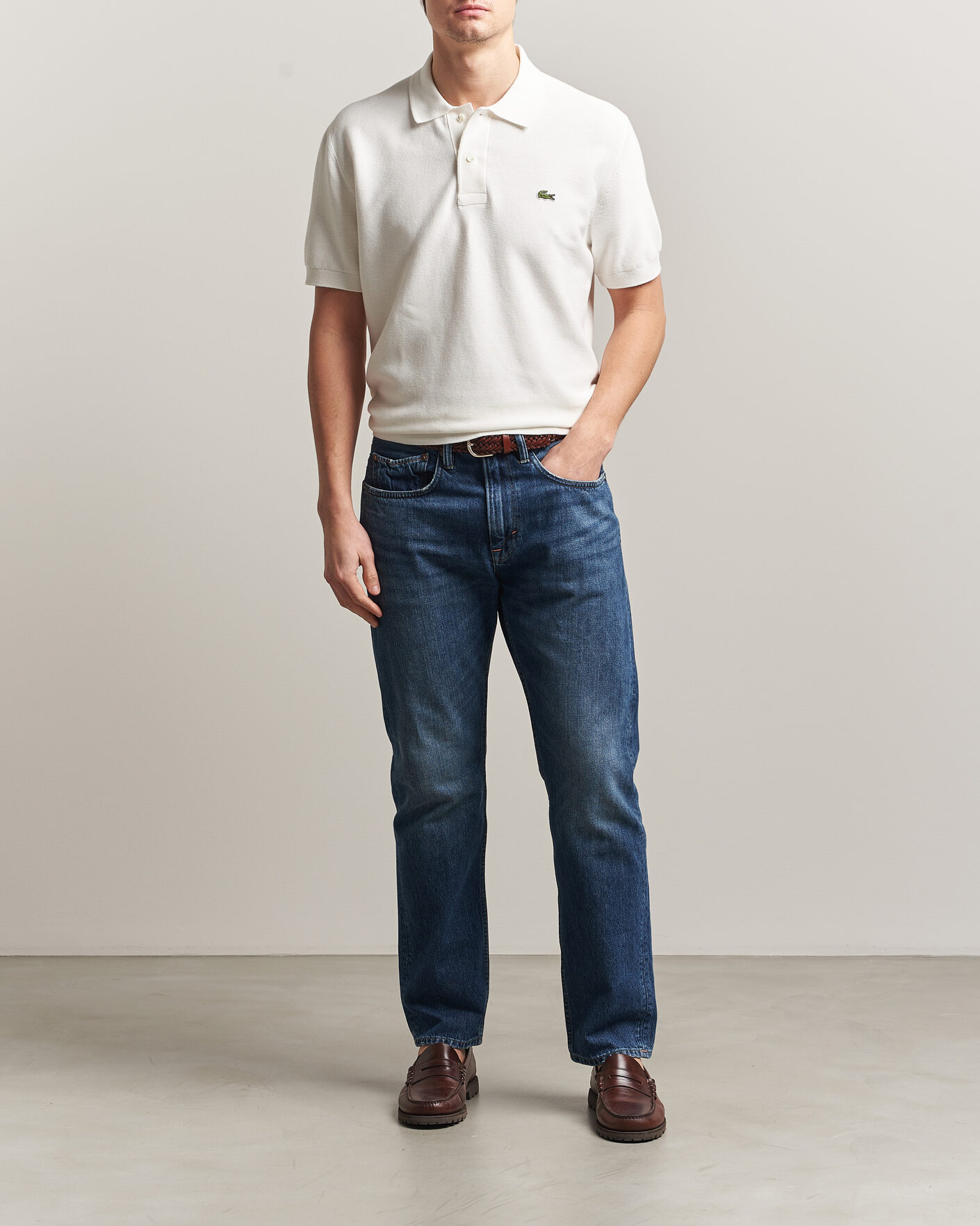 Heren | Polo's | Lacoste | Cotton Knitted Polo Flour