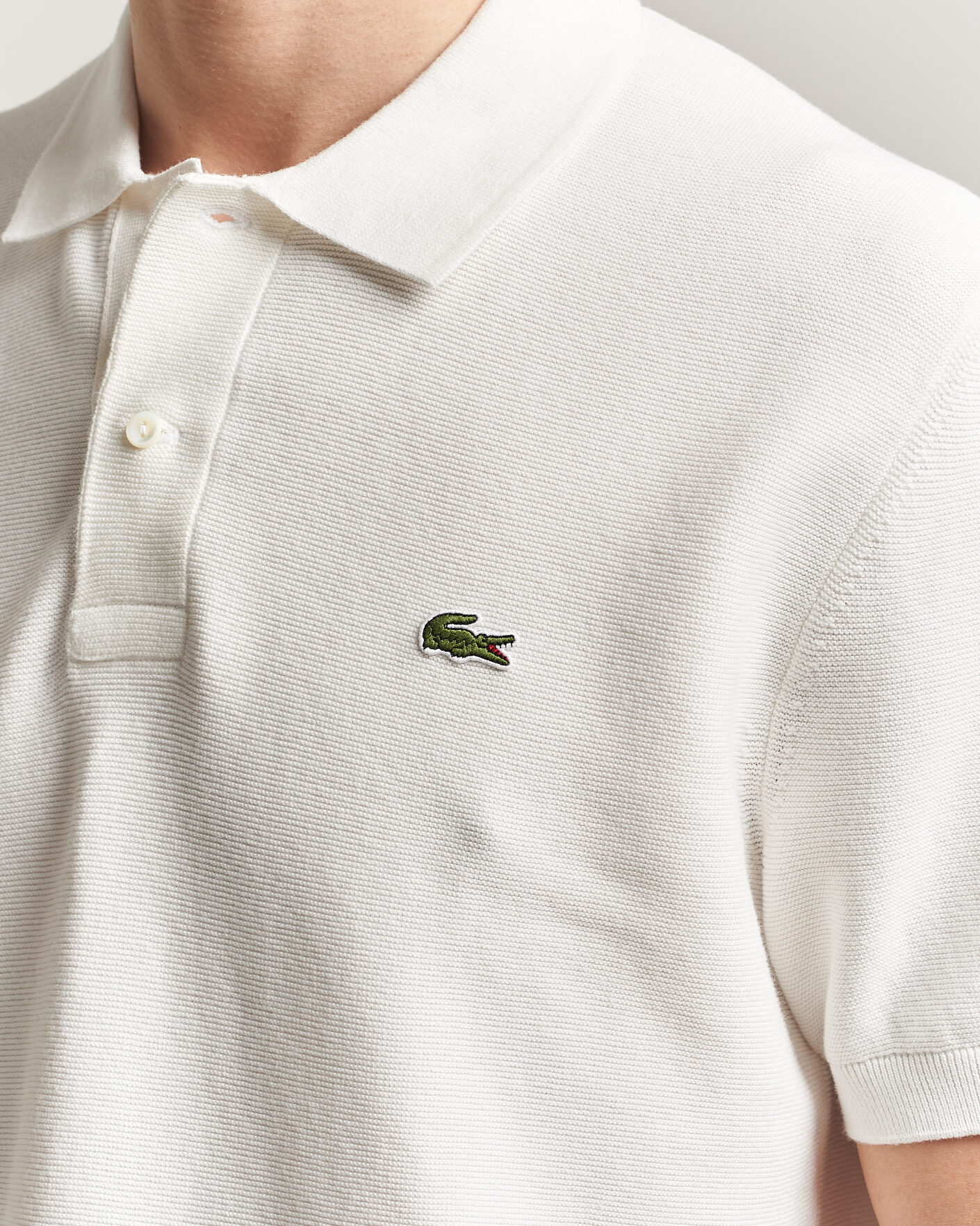 Heren | Polo's | Lacoste | Cotton Knitted Polo Flour