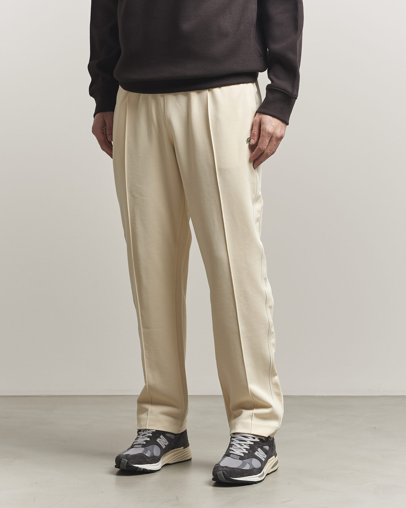 Heren | Broeken | Lacoste | Piqué Track Pants Naturel Clair