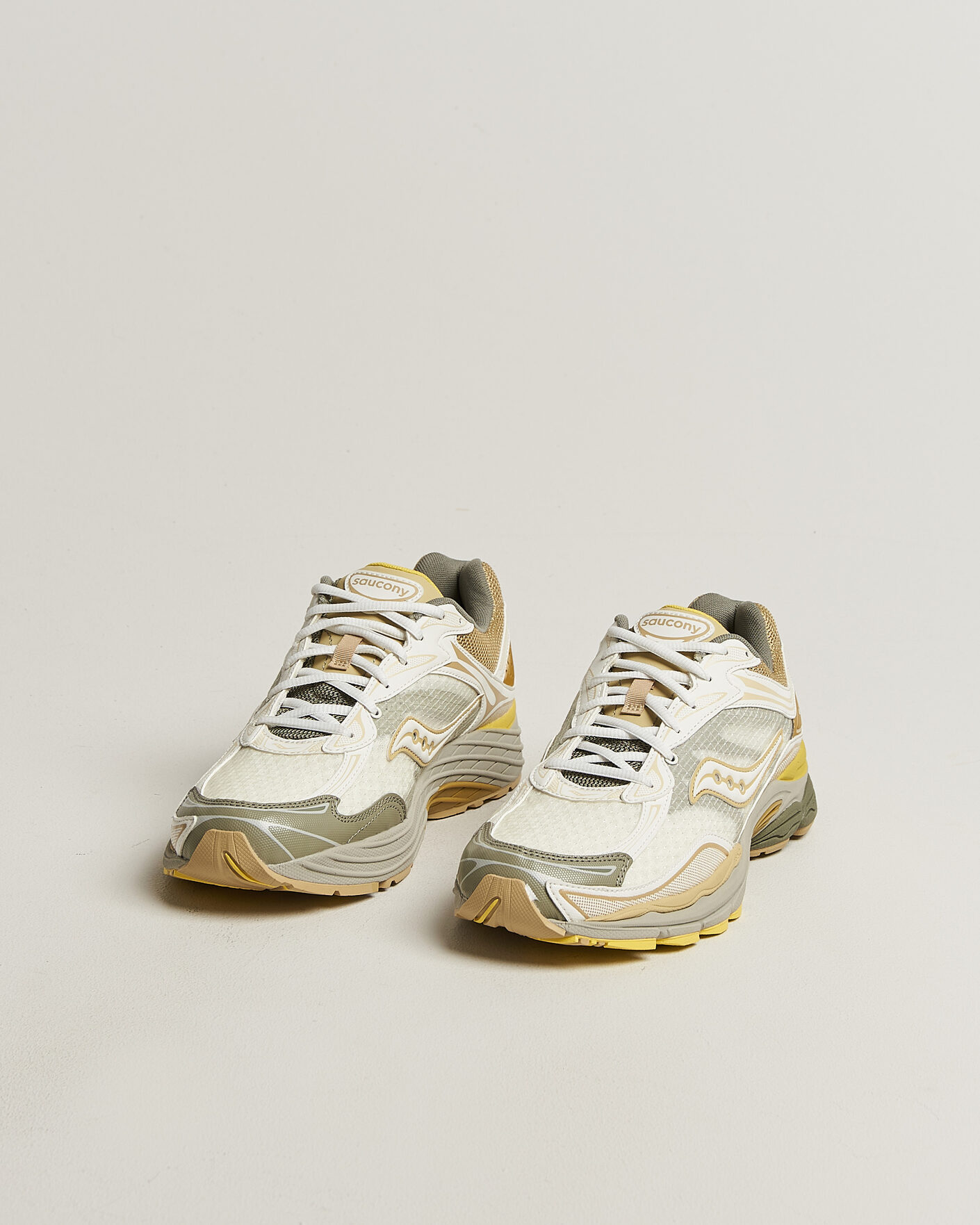 Heren | Sneakers | Saucony | Progrid Omni 9 Ripstop Running Sneaker Ivory/Moss