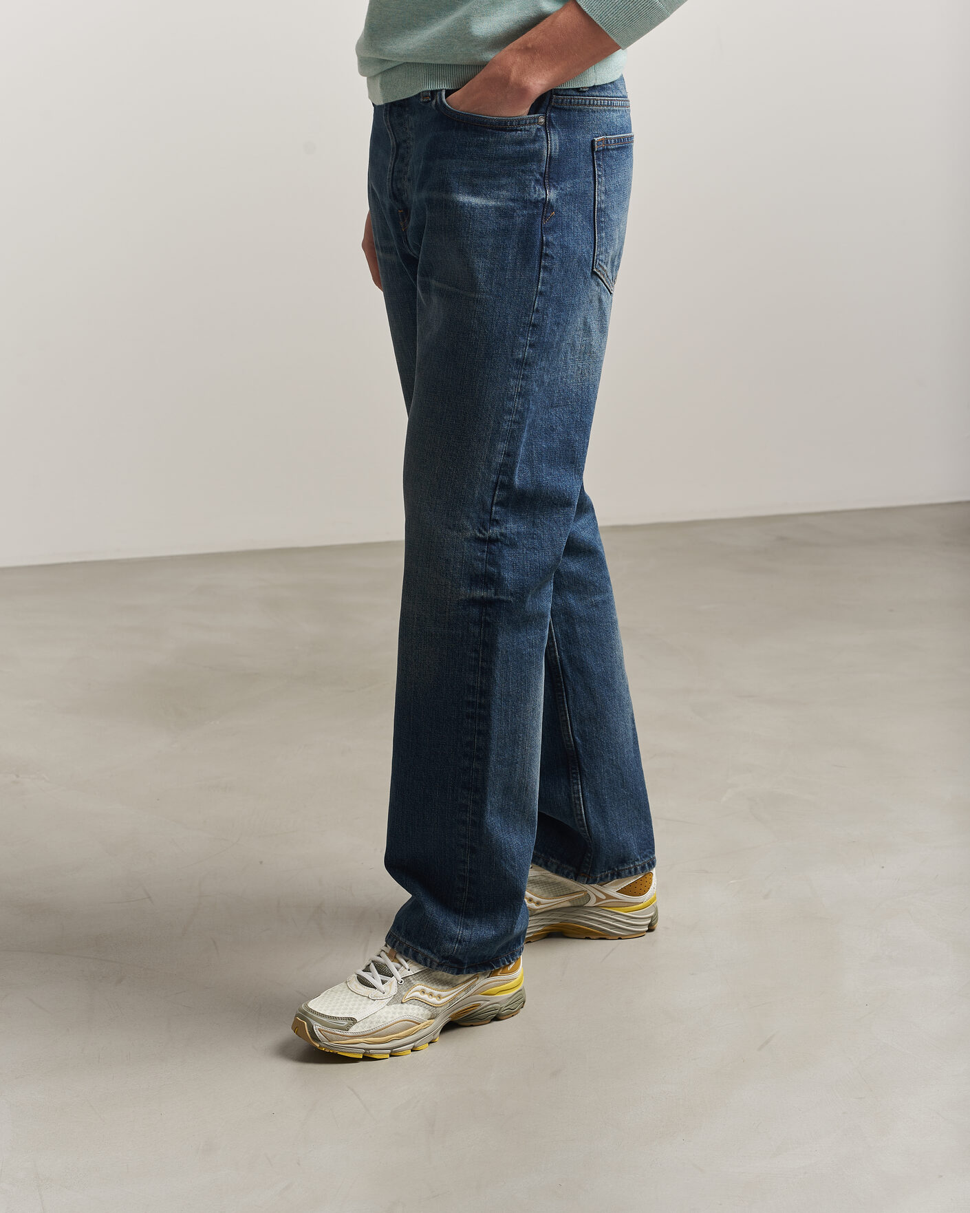 Heren | Sneakers | Saucony | Progrid Omni 9 Ripstop Running Sneaker Ivory/Moss