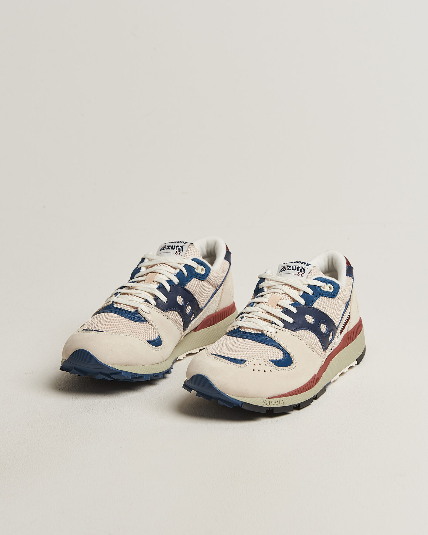 Heren | Sneakers | Saucony | Azura Lux Running Sneaker Tofu/Dress Blue