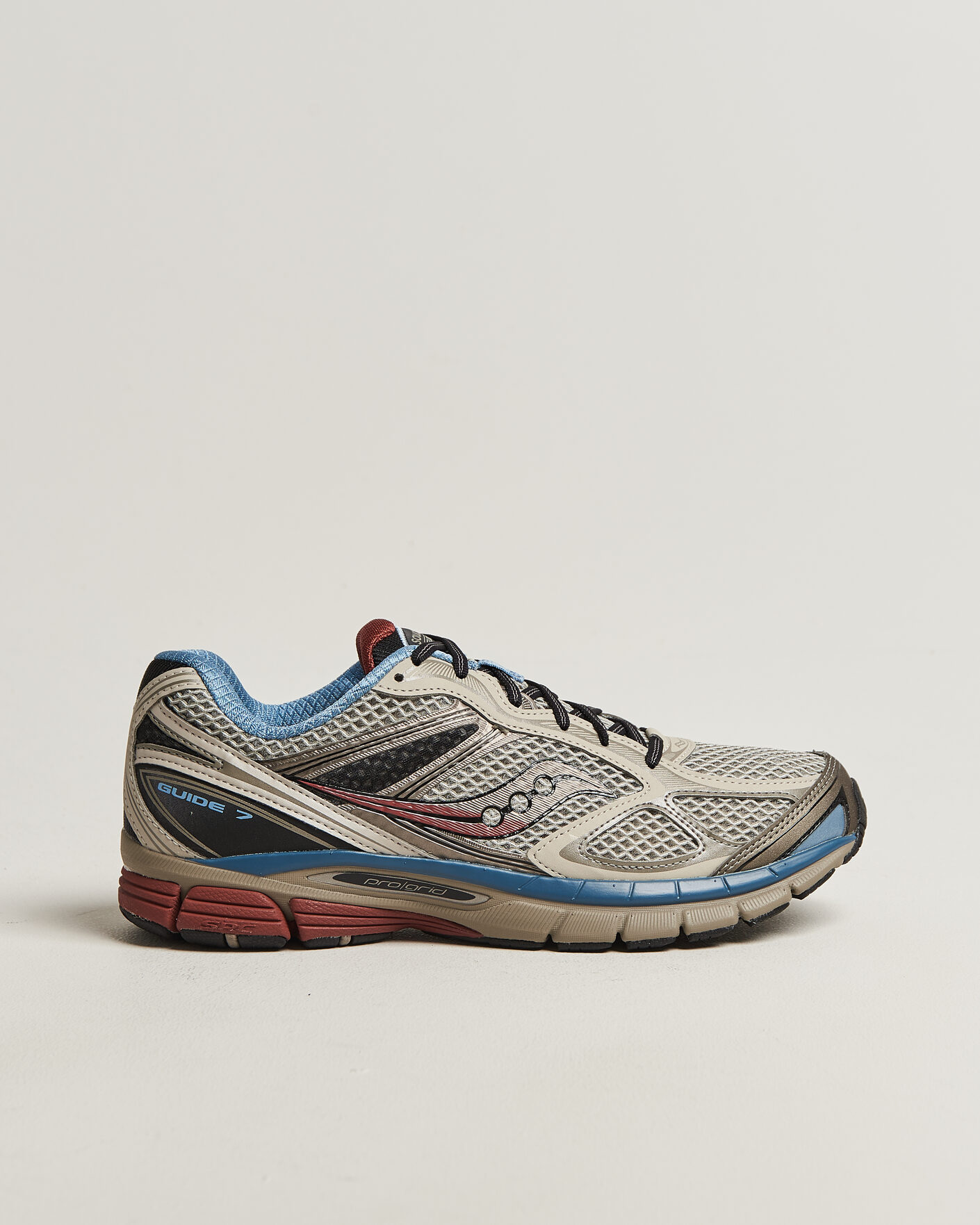 Heren | Sneakers | Saucony | Guide 7 Running Sneaker Taupe/Black