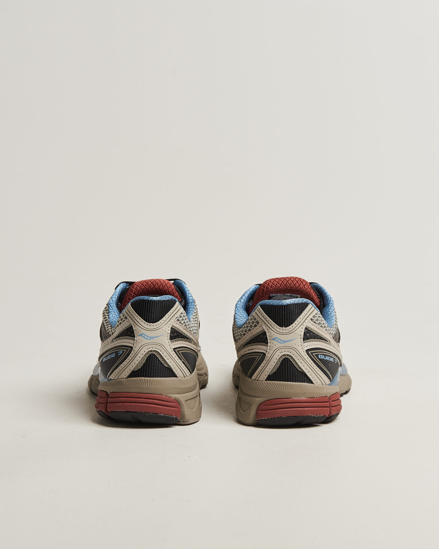 Heren | Sneakers | Saucony | Guide 7 Running Sneaker Taupe/Black