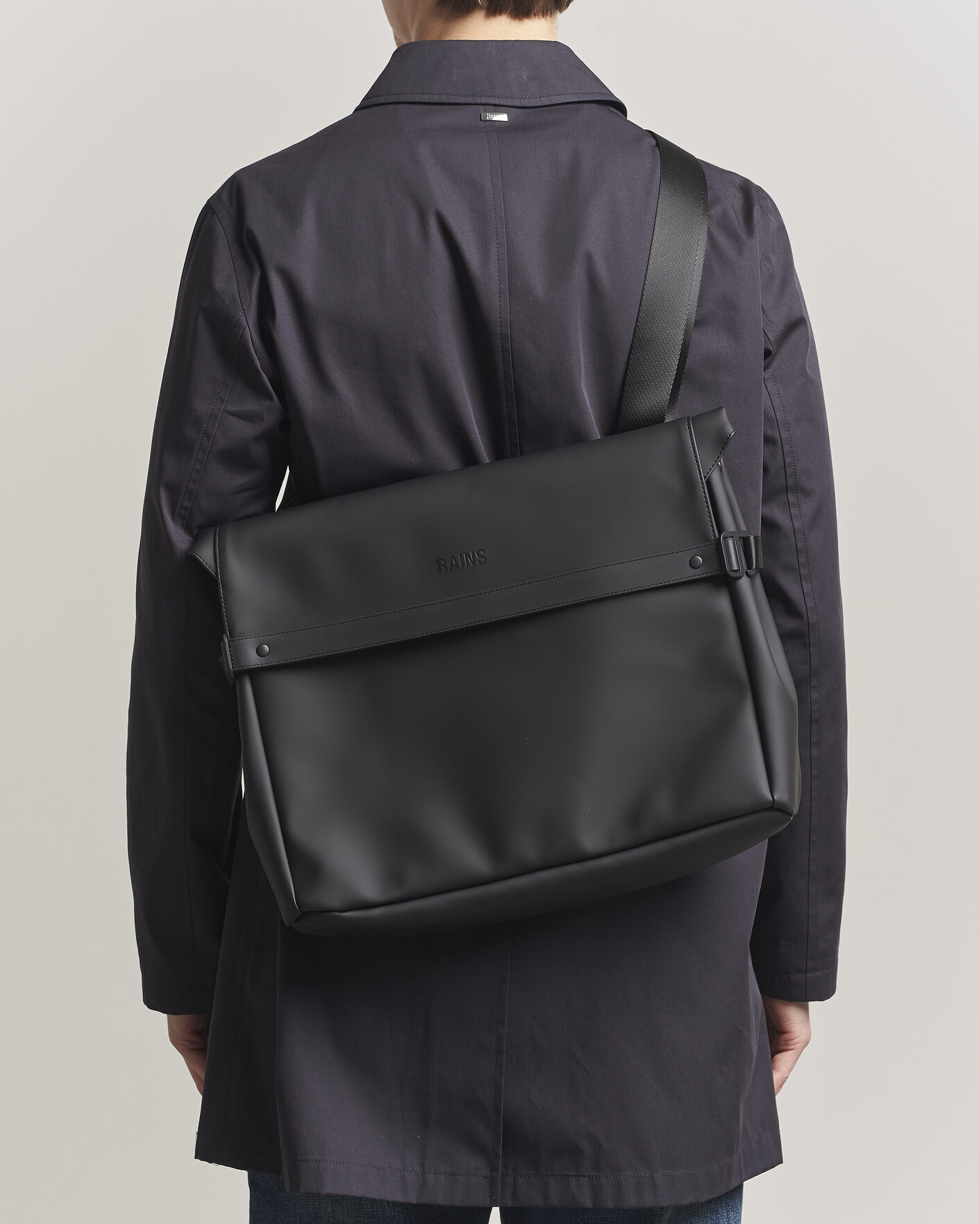 Heren | Tassen | RAINS | OTG Messenger Bag Black