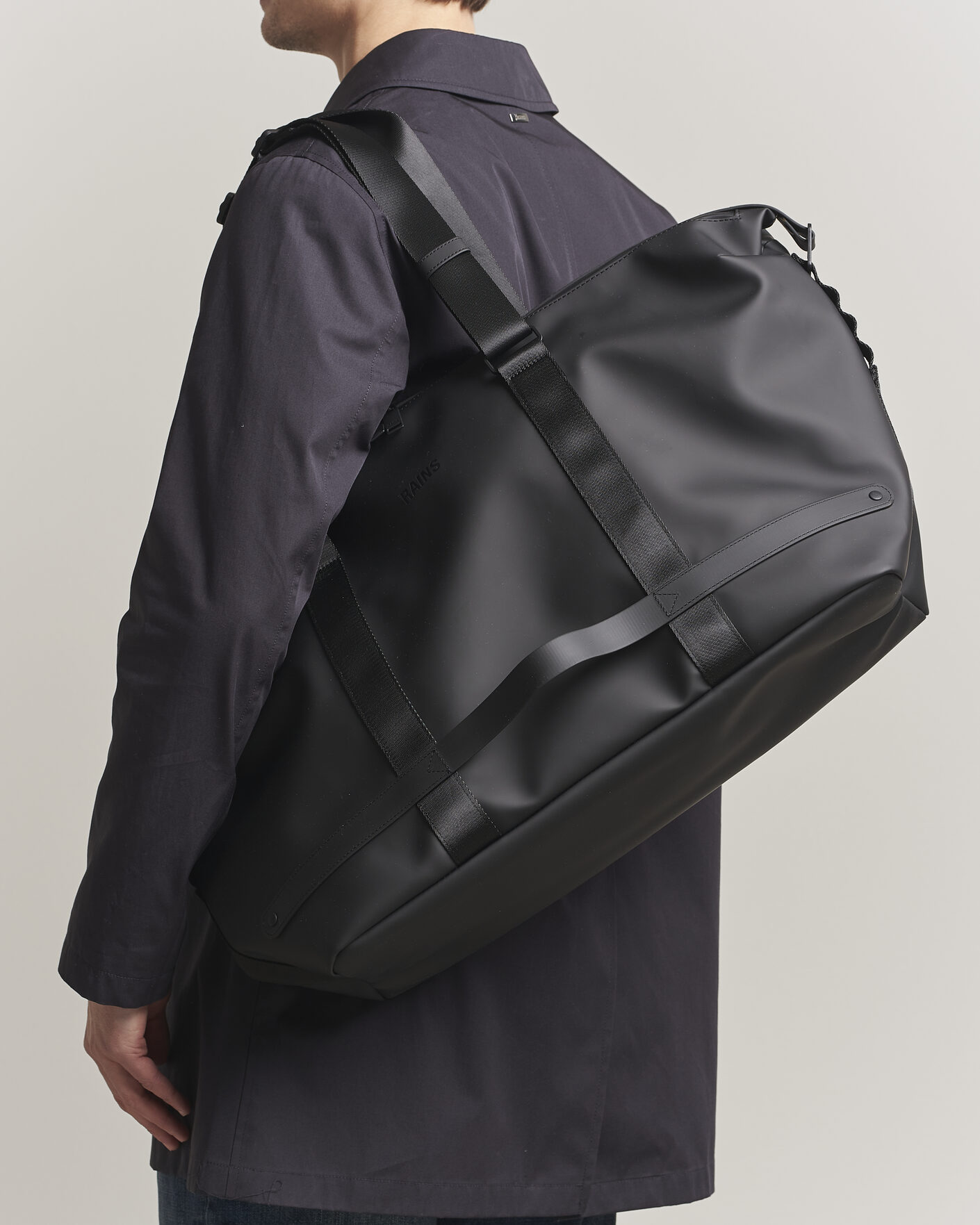 Heren | Tassen | RAINS | OTG Weekendbag Black
