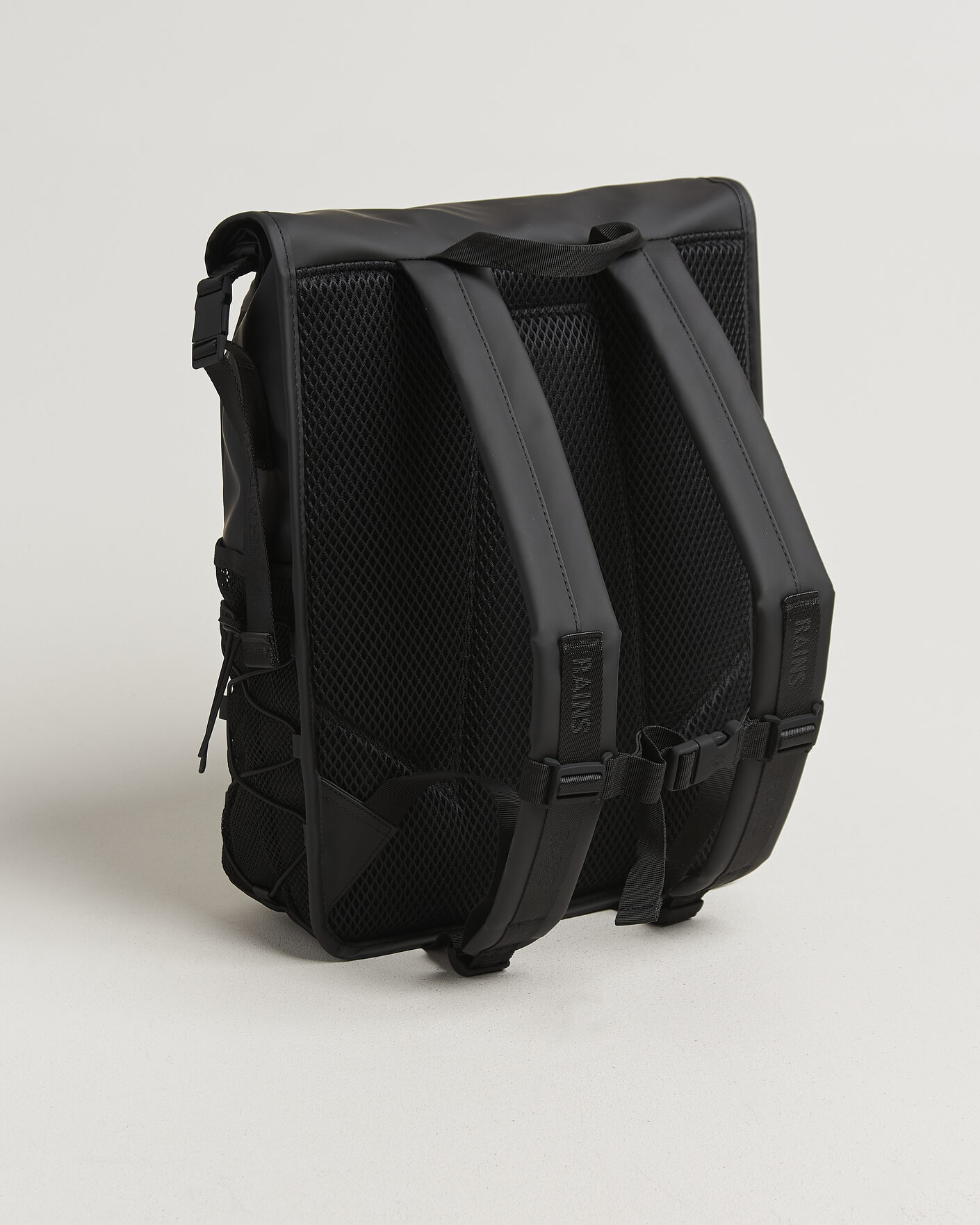 Heren | Tassen | RAINS | Trail Mountaineer Rolltop Backpack Black