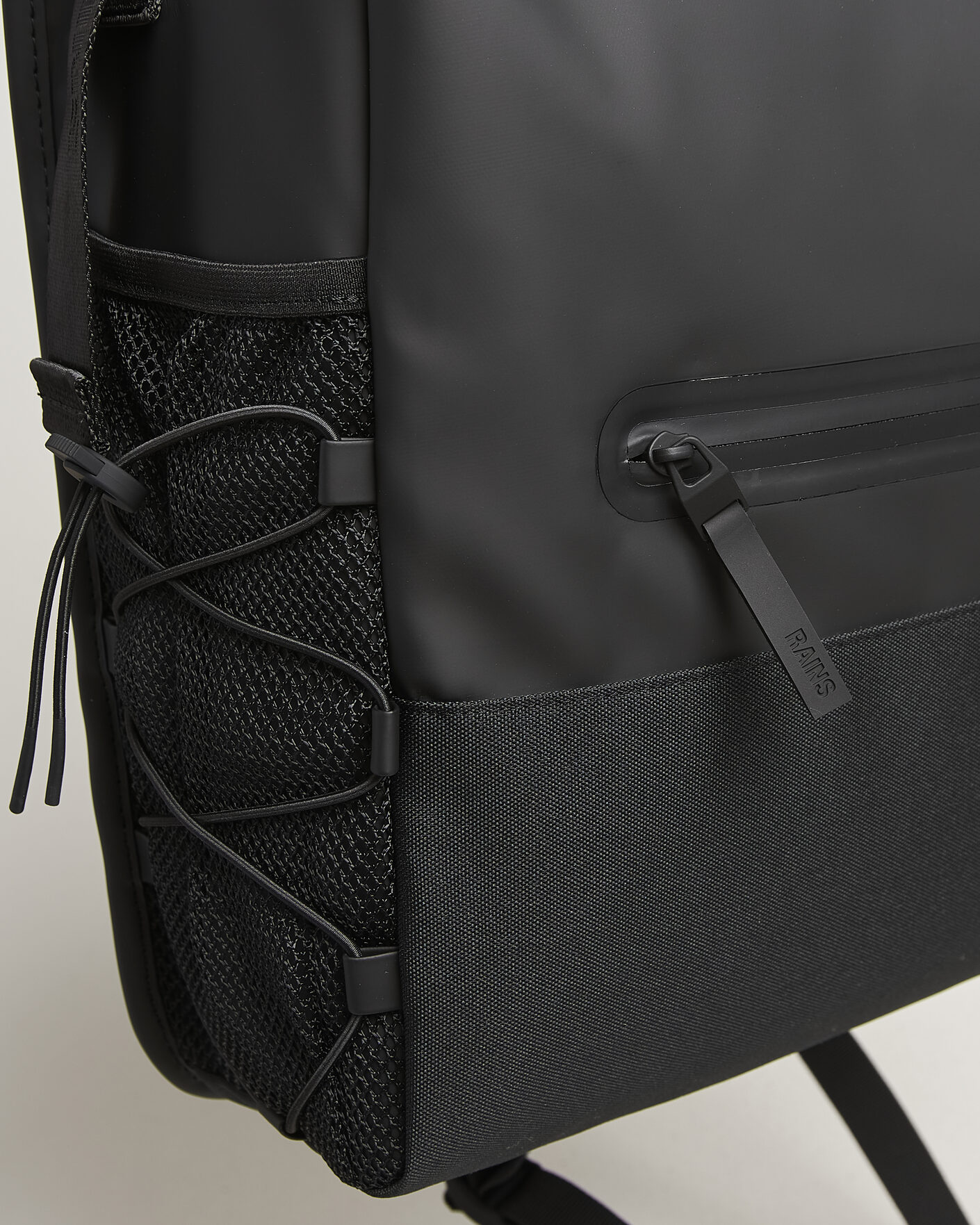 Heren | Tassen | RAINS | Trail Mountaineer Rolltop Backpack Black
